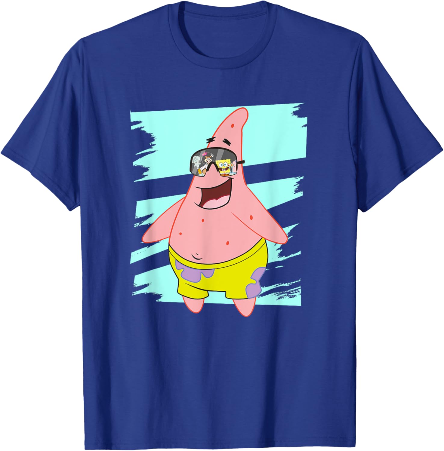 Mademark Patrick Star Sunglasses T-Shirt Fun SpongeBob SquarePants Apparel - 11