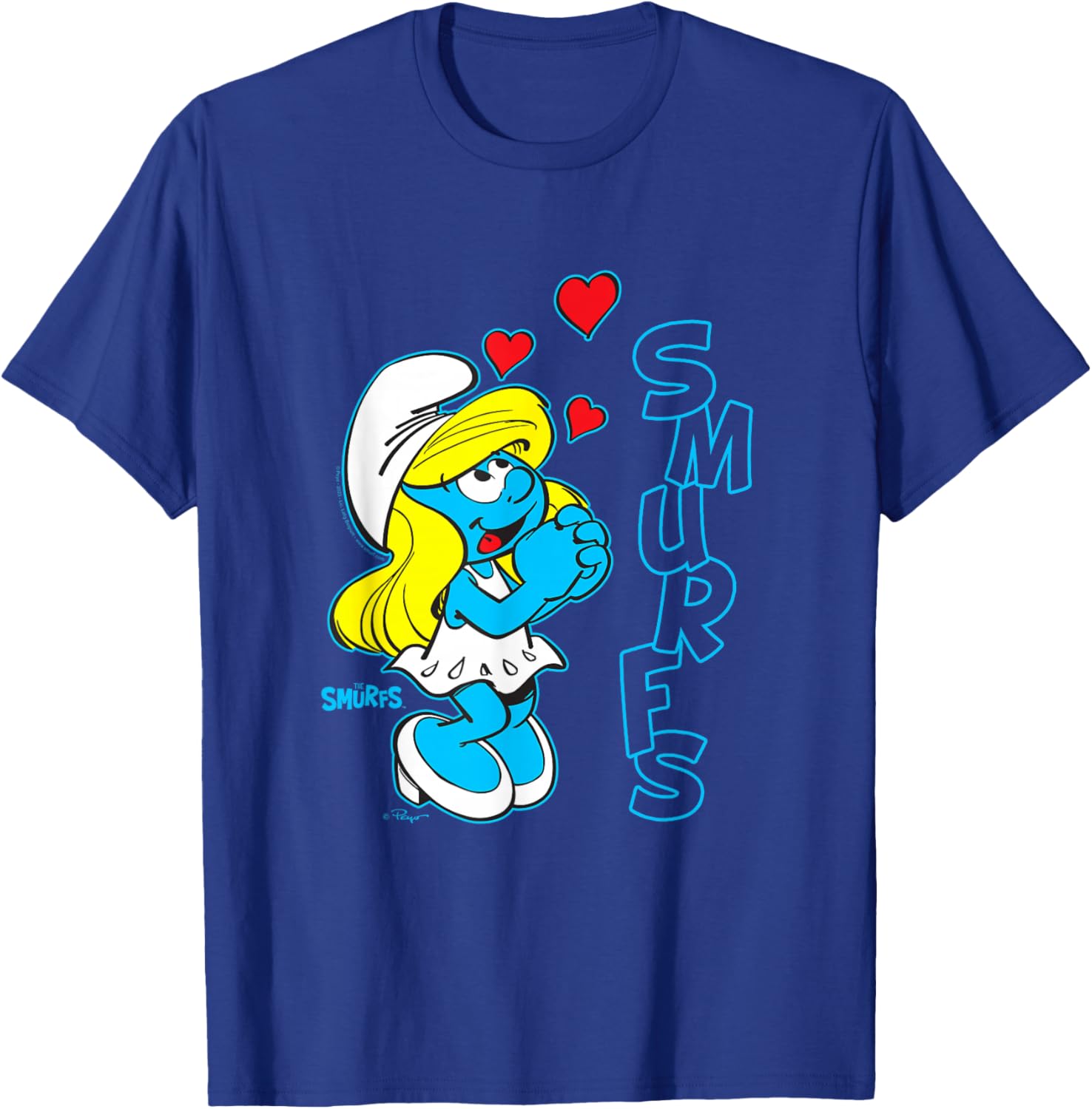 Cute Smurfs Smurfette T-Shirt for Fans of The Smurfs Cartoon Style - 5