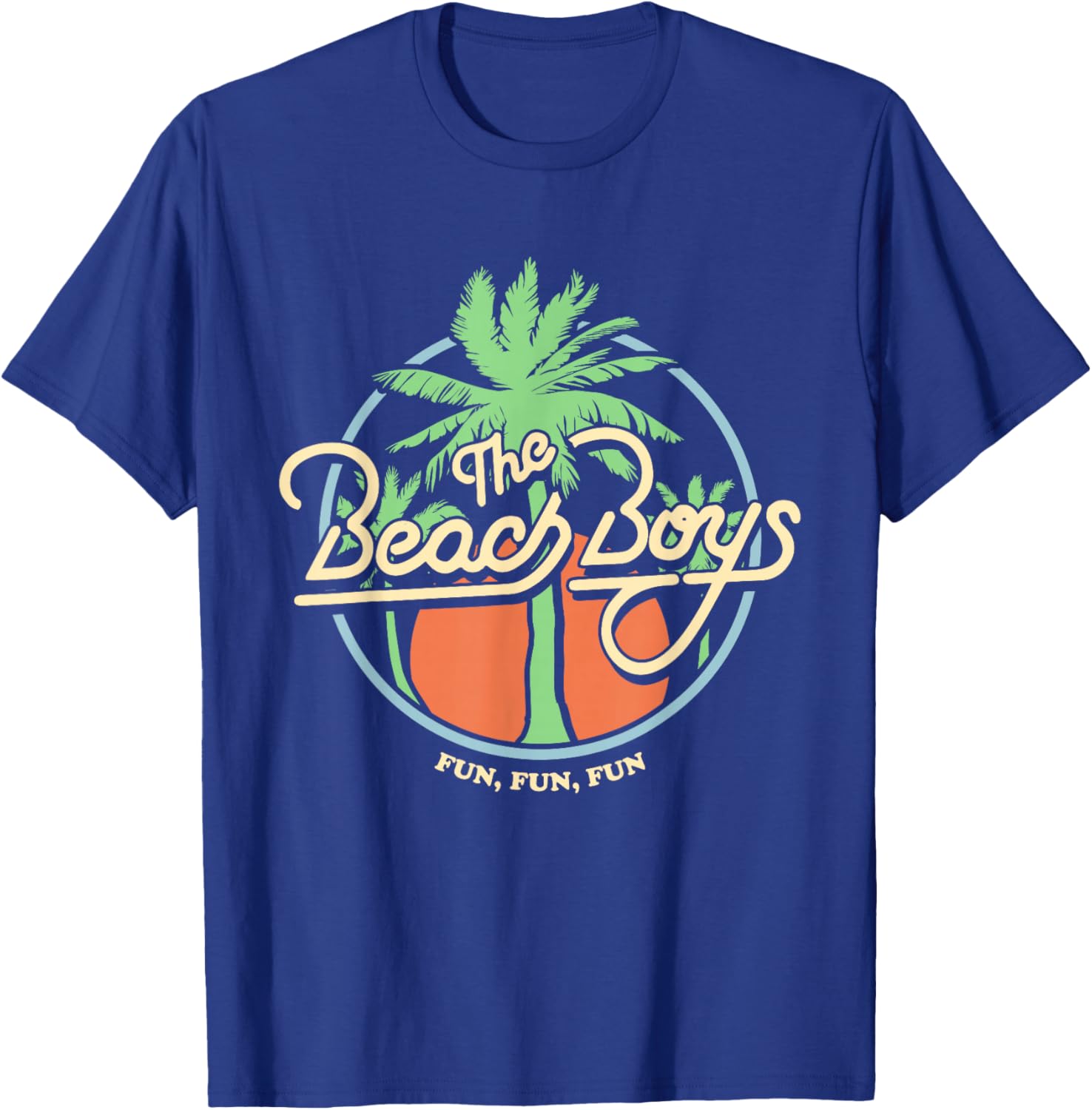 Beach Boys Fun Fun Fun Palm Tree T-Shirt for Relaxed Summer Vibes - 8