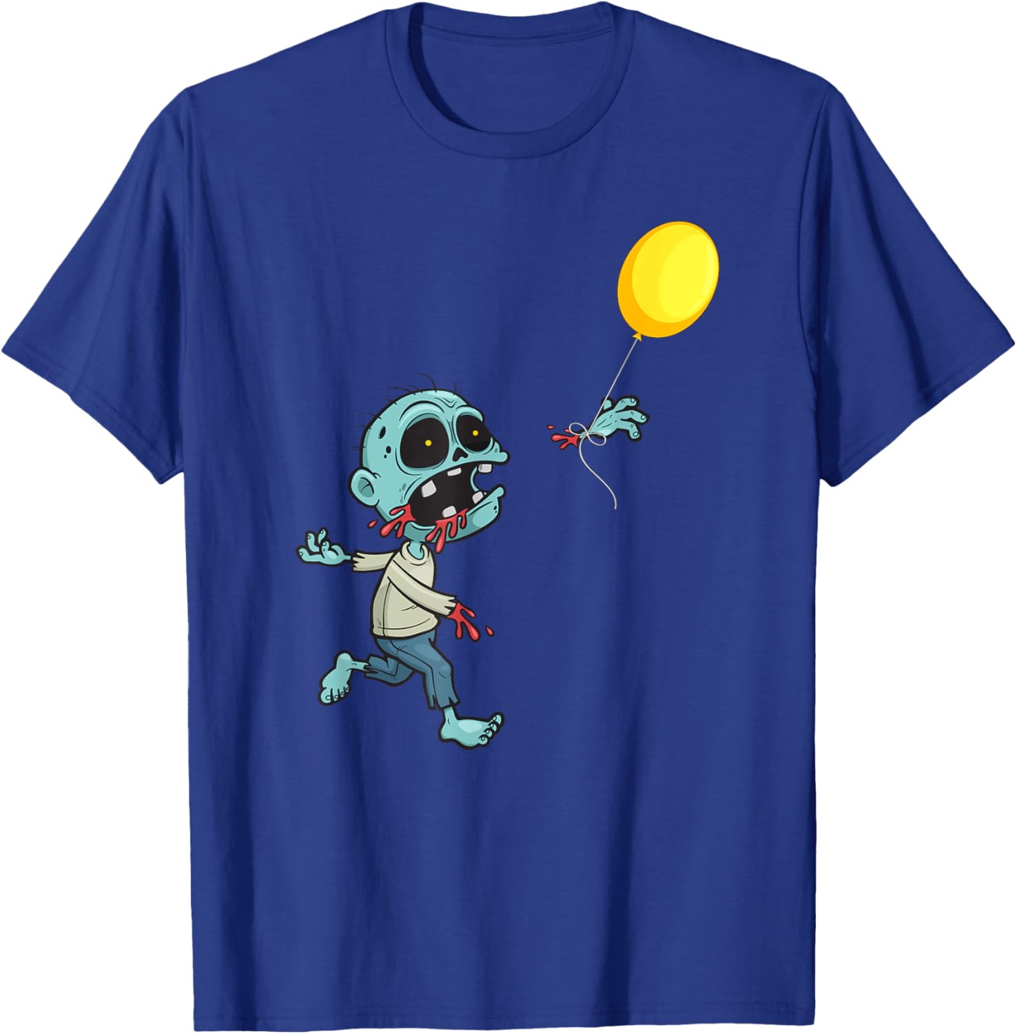 Cute Zombie Birthday Balloon T-Shirt for Kids and Boys Fun Apparel - 19