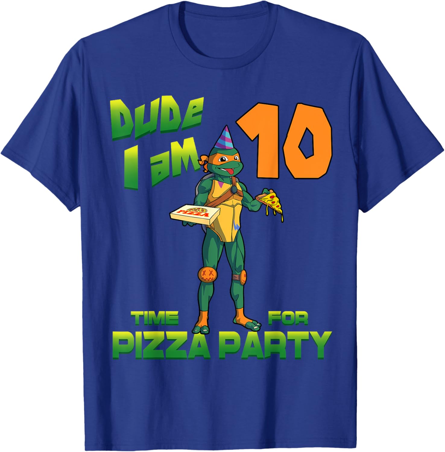 Mademark Teenage Mutant Ninja Turtles Michelangelo Birthday T-Shirt - 2