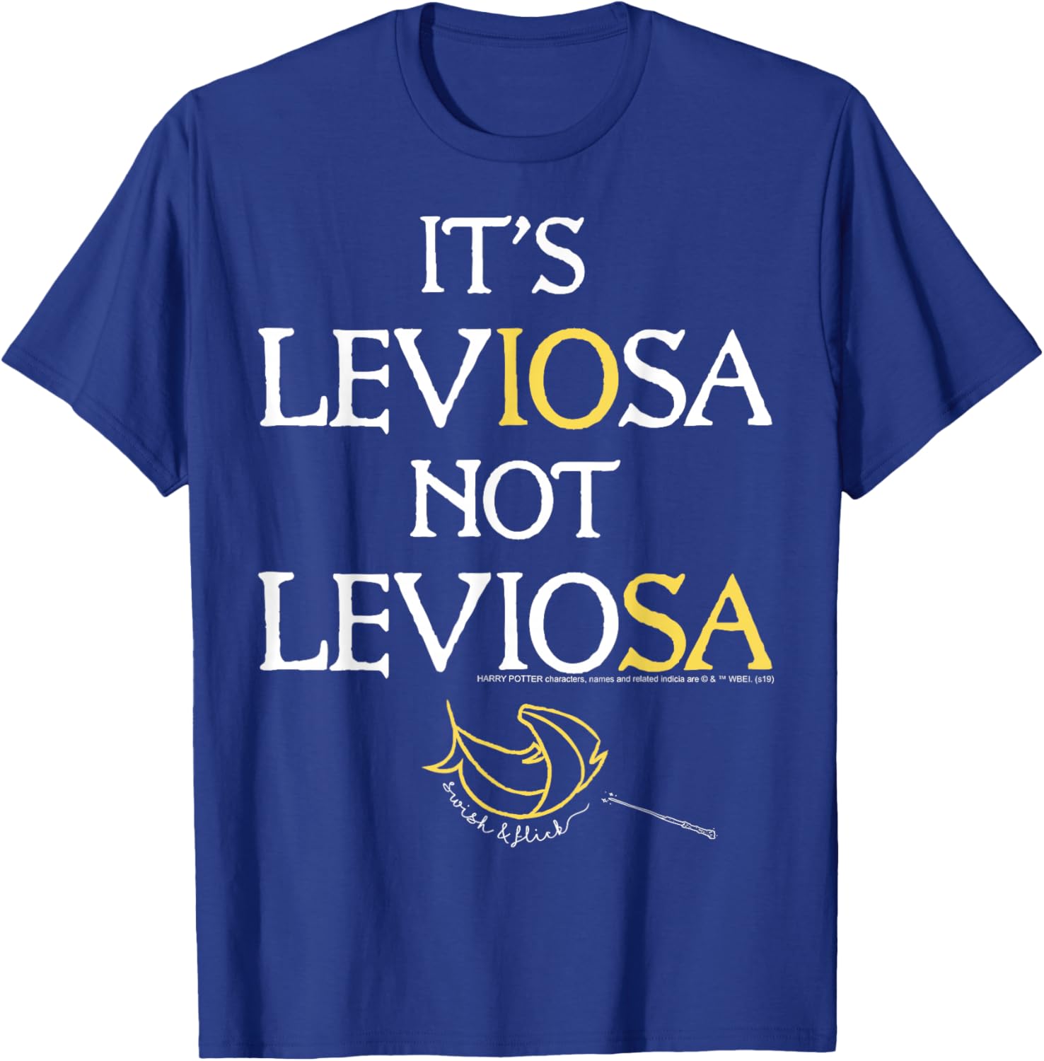 Harry Potter Leviosa Magic Feather Logo T-Shirt for Fans and Wizards - 11