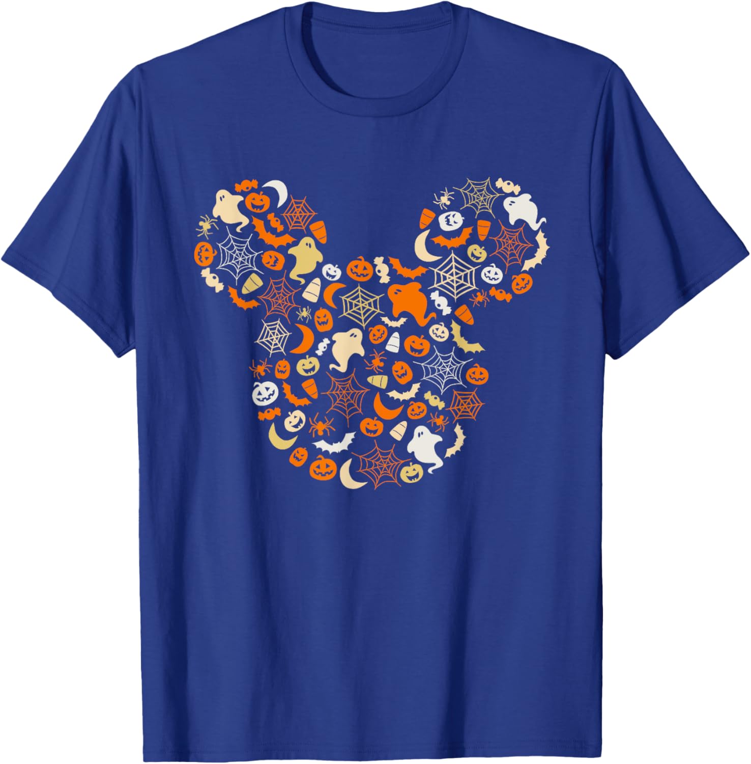Disney Mickey Mouse Halloween T-Shirt with Ghosts Pumpkins and Spiders - 14