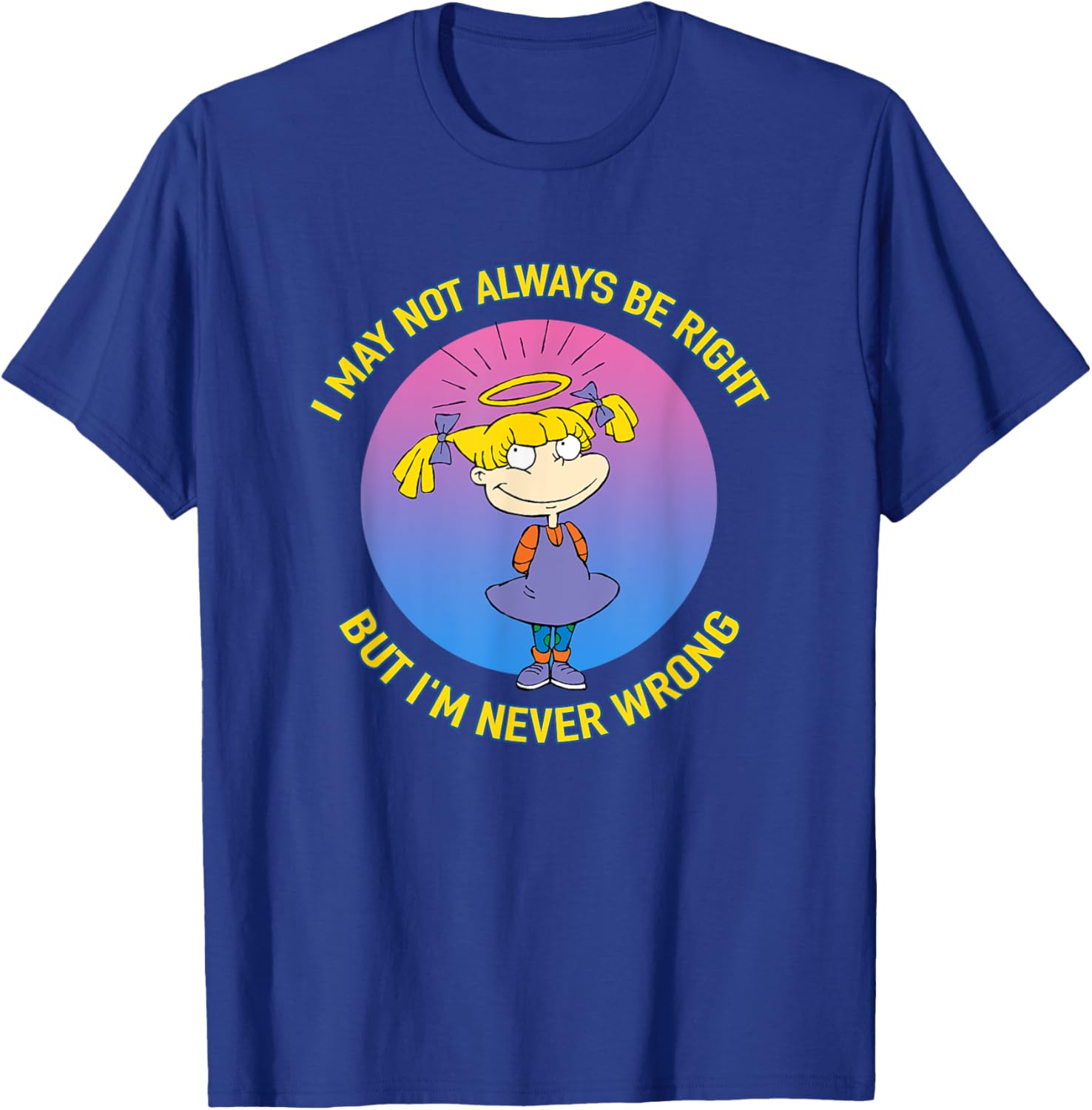Mademark x Rugrats Angelica Never Wrong T-Shirt for Fun Fashion Fans - 6