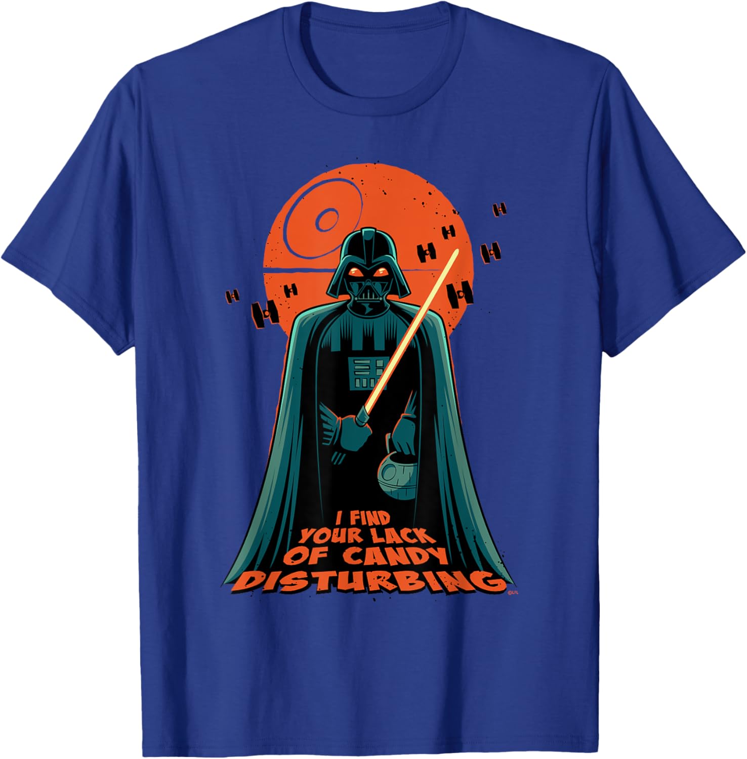 Darth Vader Halloween T-Shirt - Lack of Candy Disturbing Design - 2