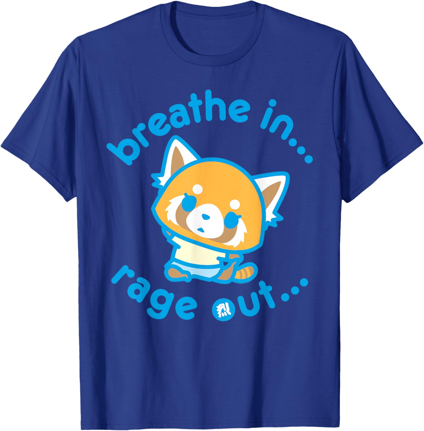 Aggretsuko Yoga Breathe In Rage Out T-Shirt for Fans and Yoga Lovers - 15