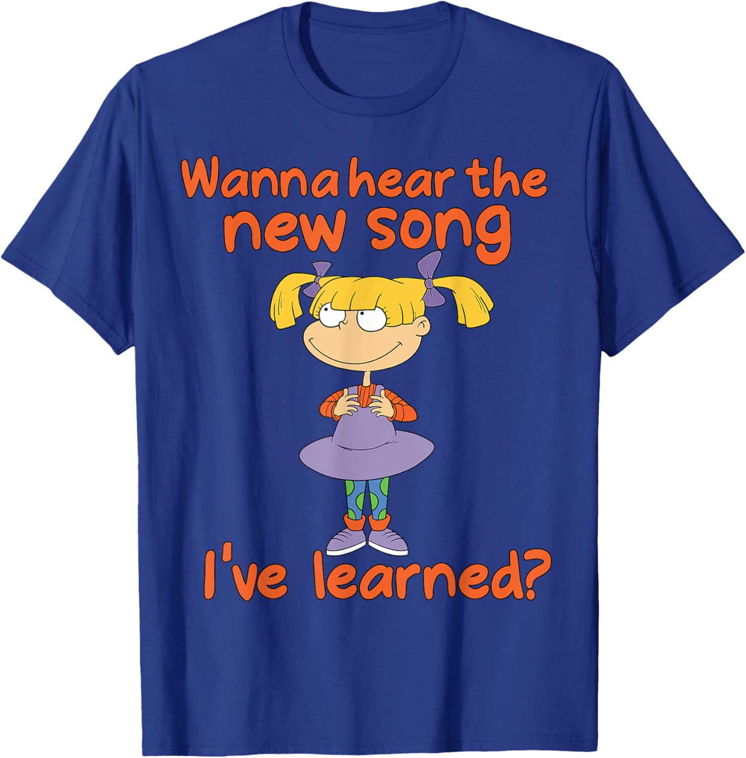 Mademark x Rugrats Angelica Wanna Hear The New Song T-Shirt for Fans - 5