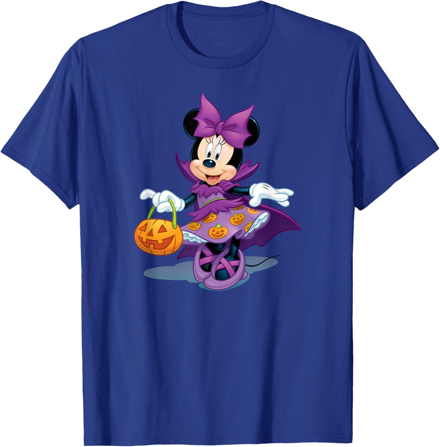 Minnie Mouse Halloween Purple Pumpkin Dress T-Shirt for Kids - 5