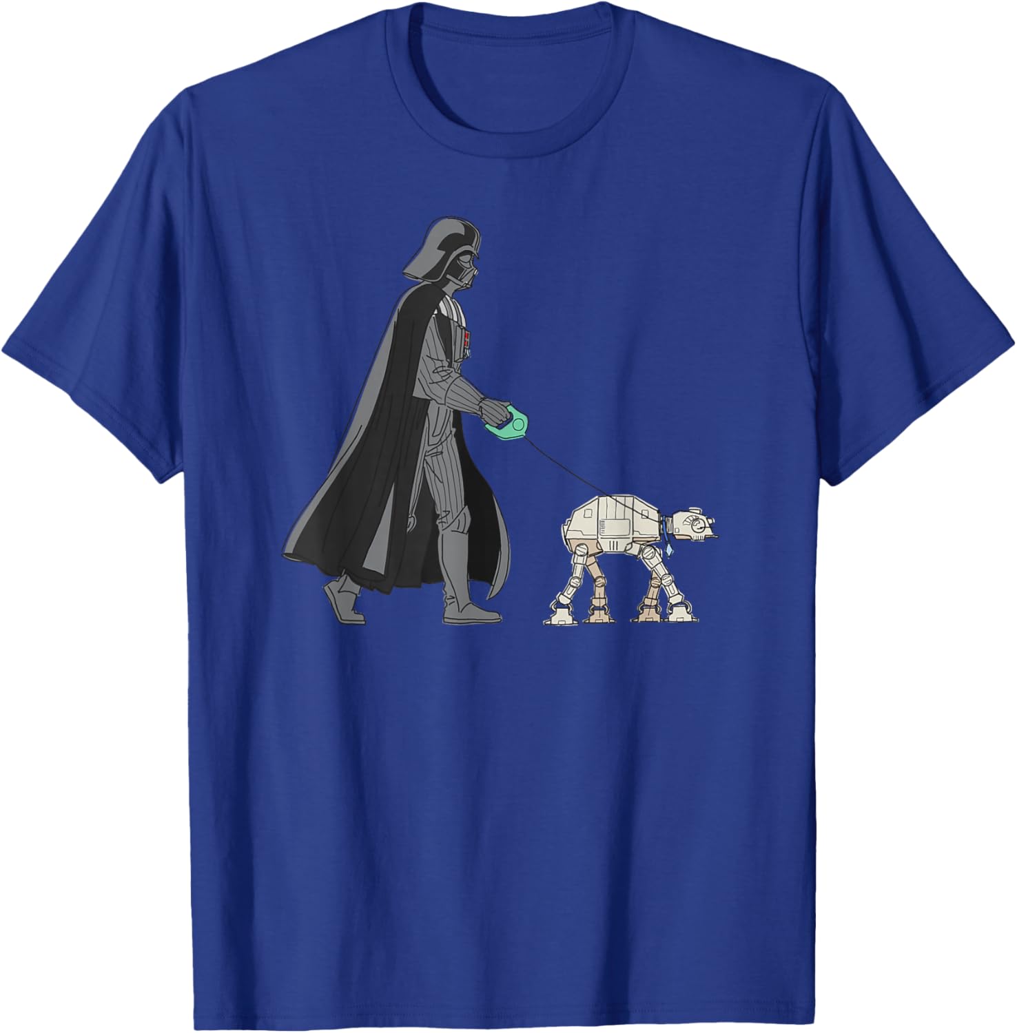 Darth Vader Dog Walker Meme T-Shirt for Star Wars Fans and Pets Lovers - 24