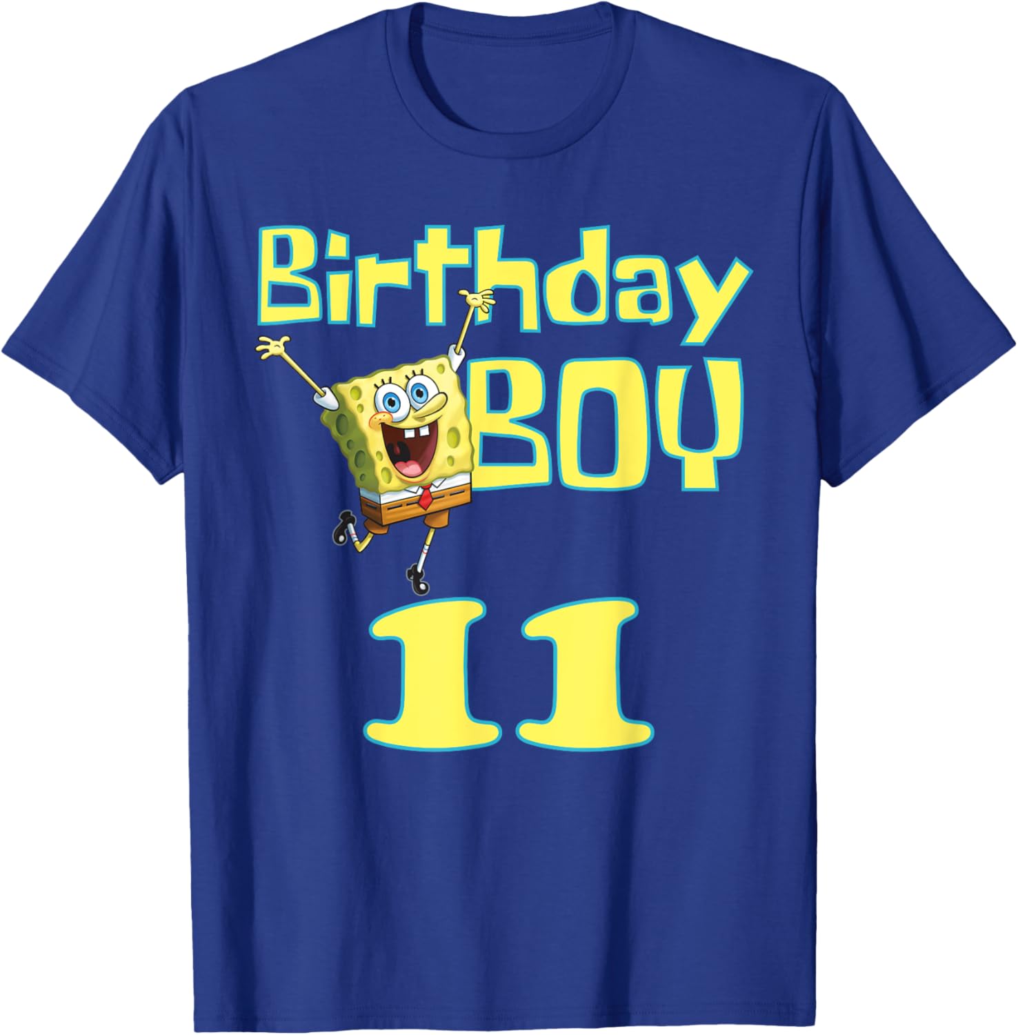 SpongeBob SquarePants Birthday Boy 11 T-Shirt for Fun Celebrations - 9