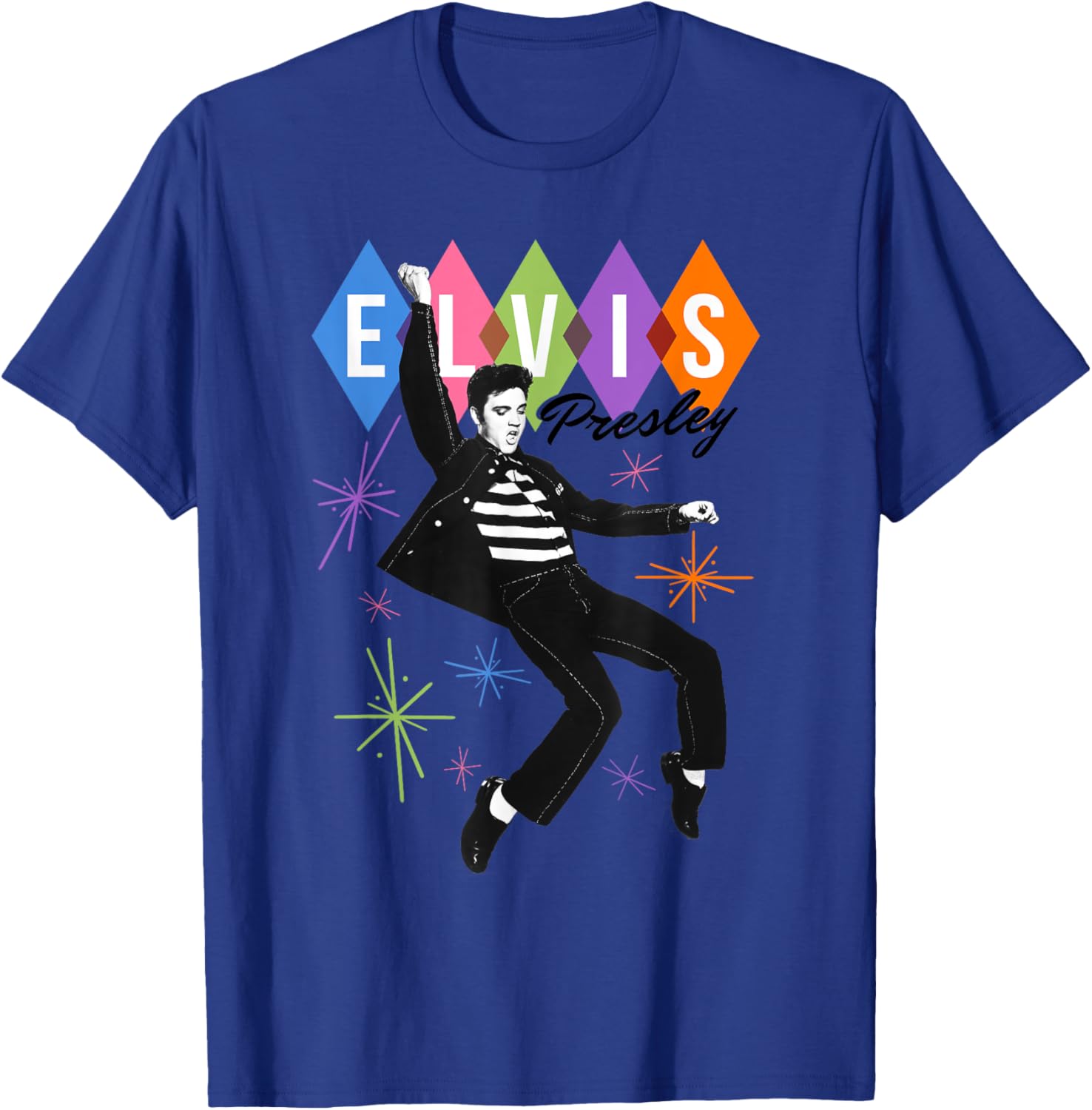 Elvis Presley Official Dancing Star T-Shirt - Vintage Style Music Apparel - 3