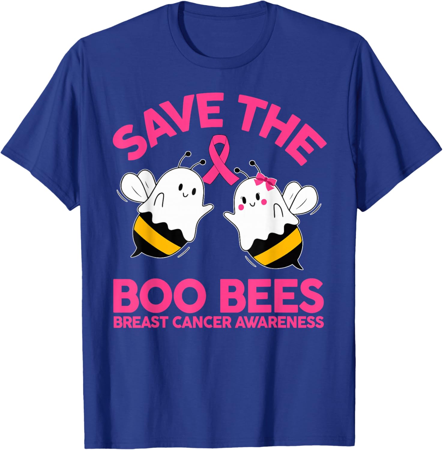 Save The Boobees Breast Cancer Halloween T-Shirt for Women - 23