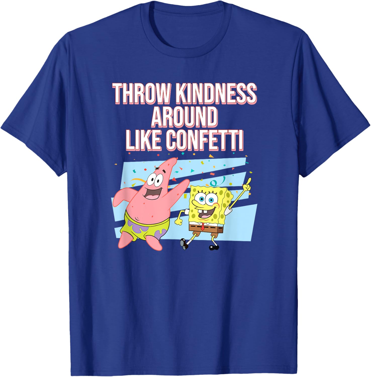 Mademark SpongeBob SquarePants Kindness Confetti T-Shirt for Fun Style - 5