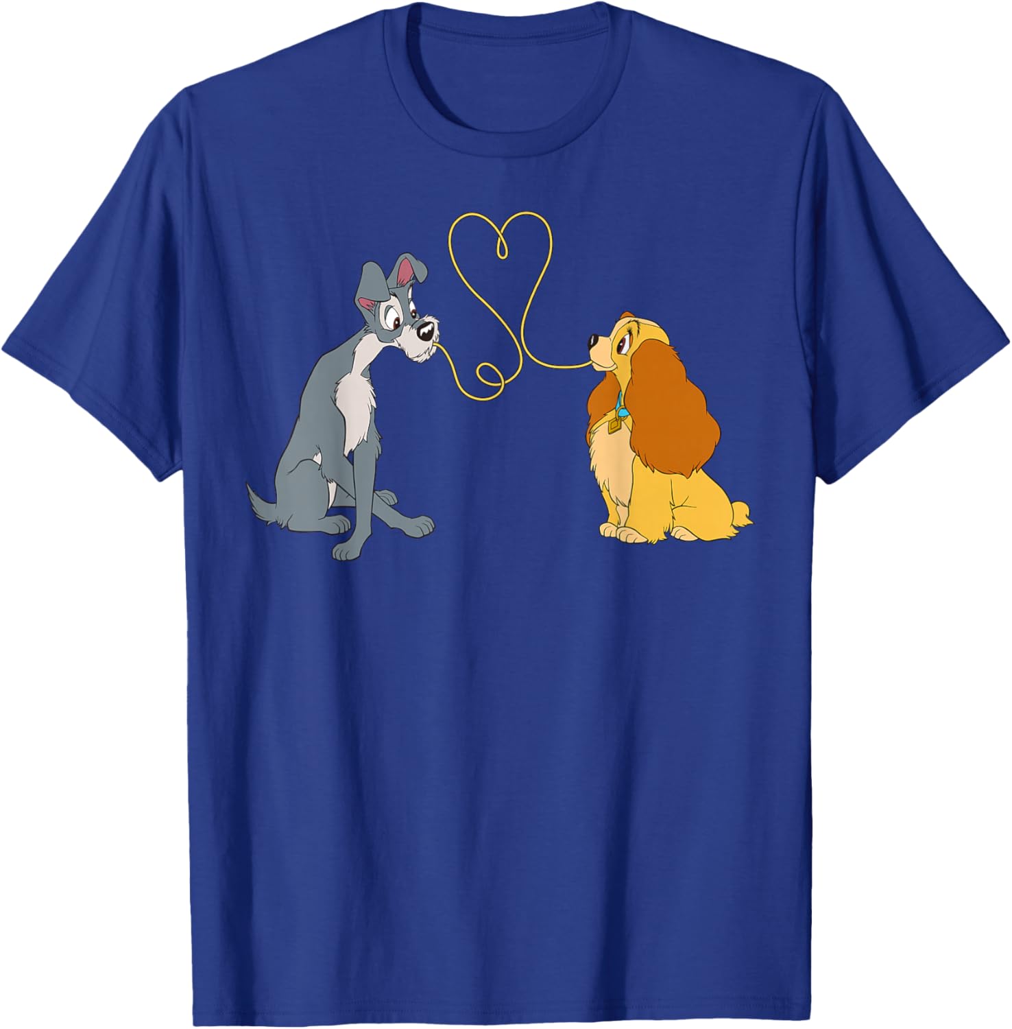 Disney Lady and The Tramp Bella Notte T-Shirt for Fans of Classic Romance - 8