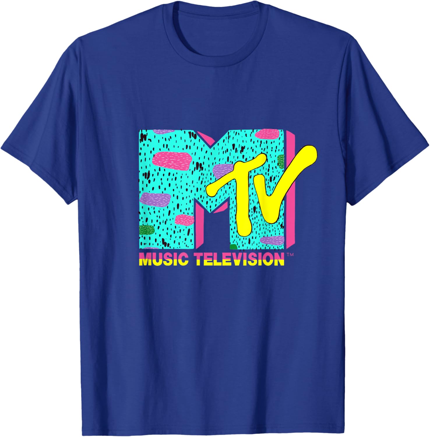 Vibrant Mademark x MTV Logo T-Shirt with Funky Design for Enthusiasts - 12