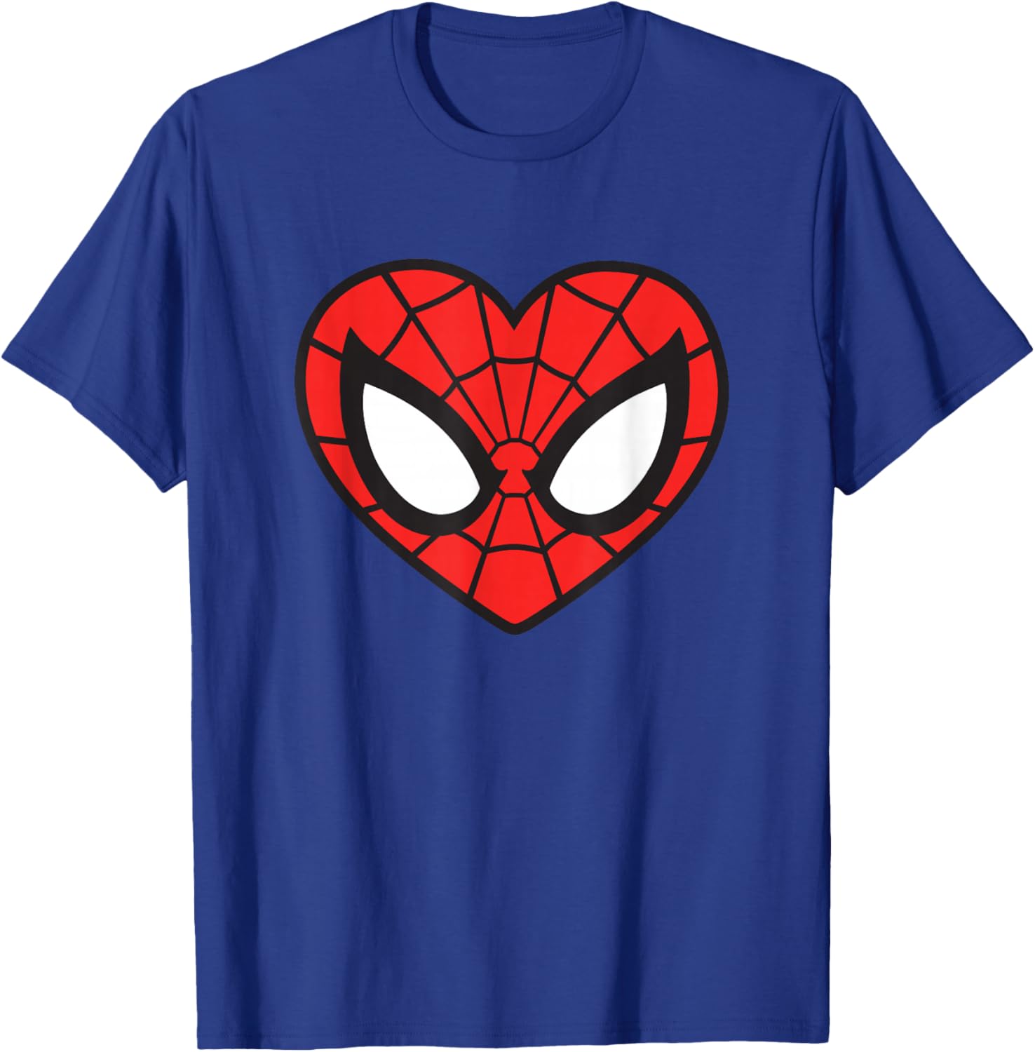 Marvel Spider-Man Heart Mask Logo T-Shirt Stylish Graphic Tee for Fans - 28
