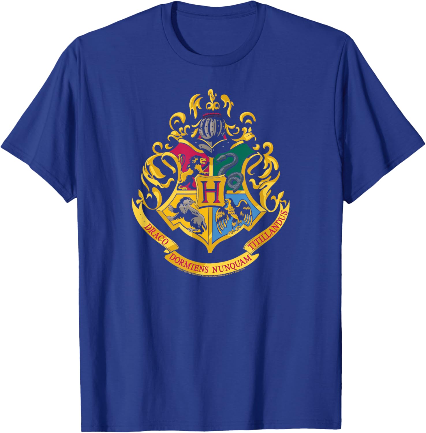 Harry Potter Hogwarts Crest T-Shirt for Fans of Magical Adventures - 9