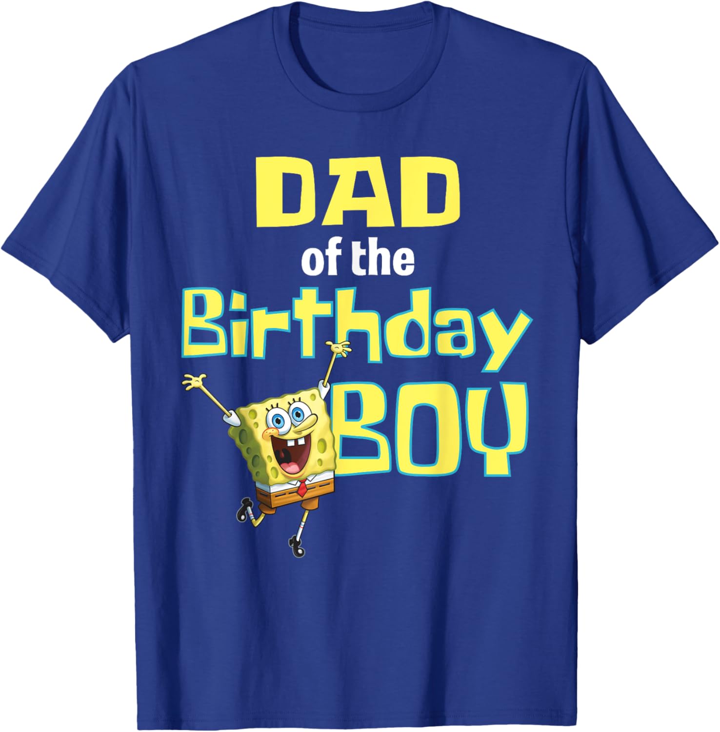SpongeBob SquarePants Dad Of The Birthday Boy T-Shirt Fun Gift Idea - 1