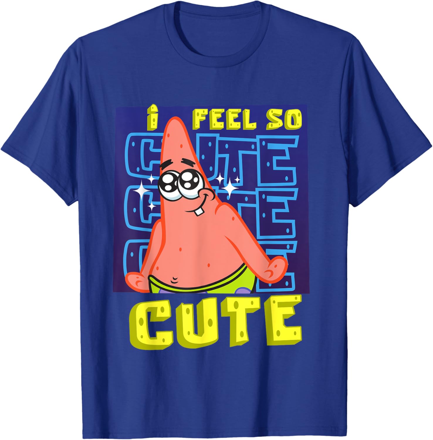 Mademark SpongeBob I Feel So Cute Patrick Star Baby T-Shirt for Kids - 16