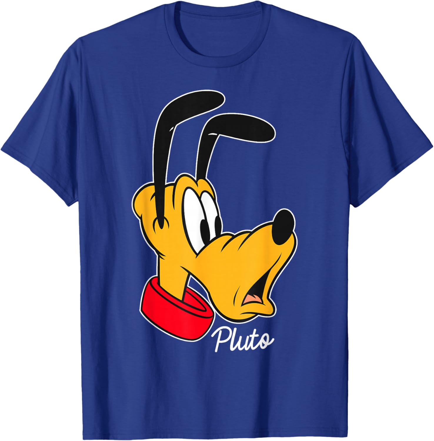 Disney Mickey And Friends Pluto Big Face T-Shirt for Fun and Comfort - 4