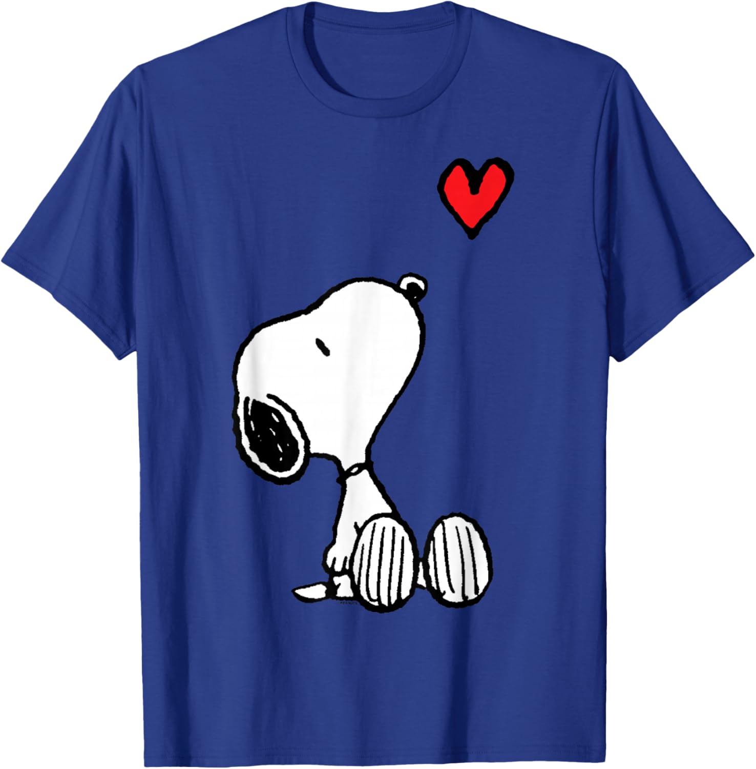 Peanuts Snoopy Heart Sitting T-Shirt for Fun and Stylish Outfits - 5