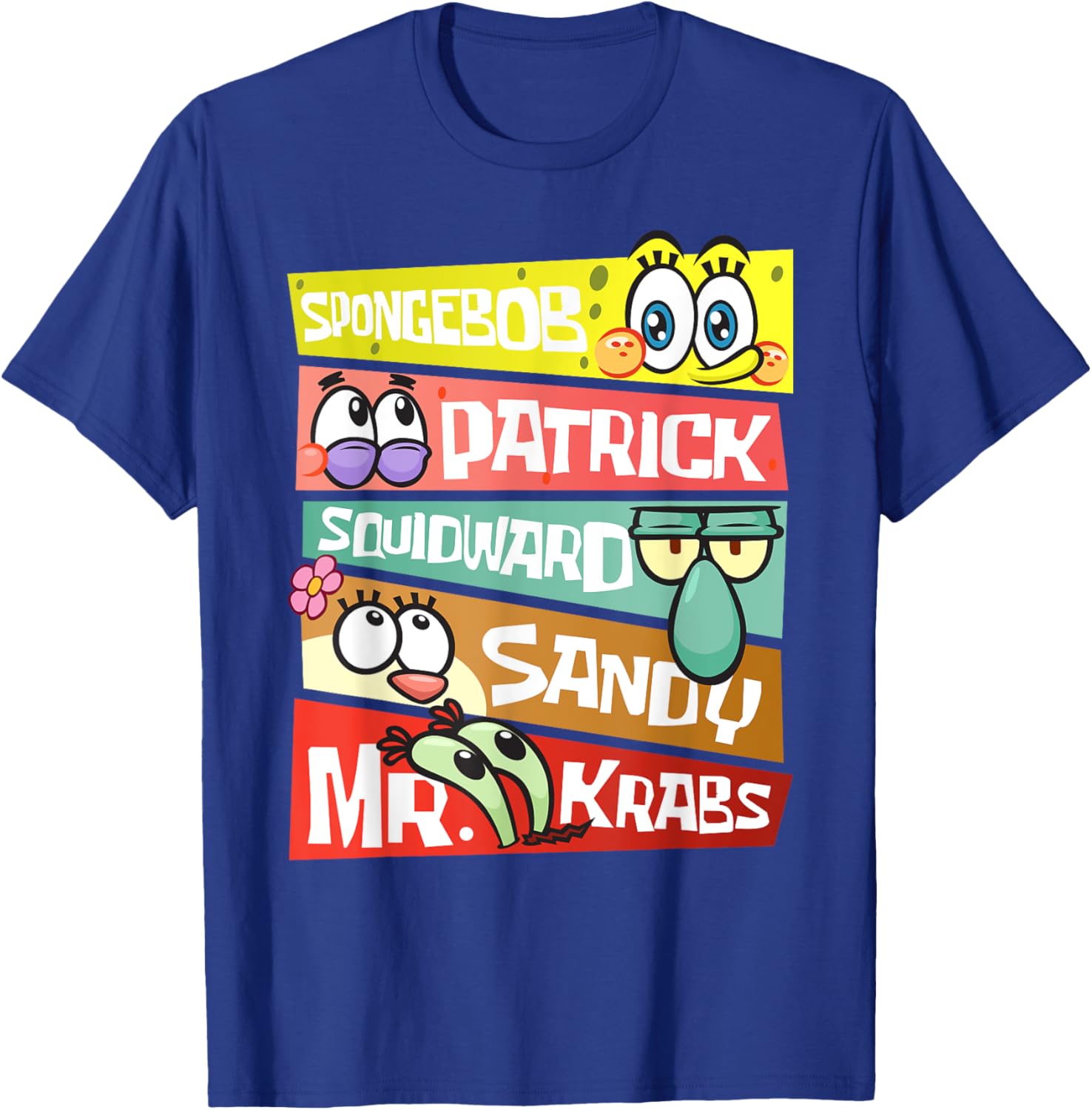 Mademark SpongeBob SquarePants T-Shirt Featuring Patrick, Squidward & Friends - 13