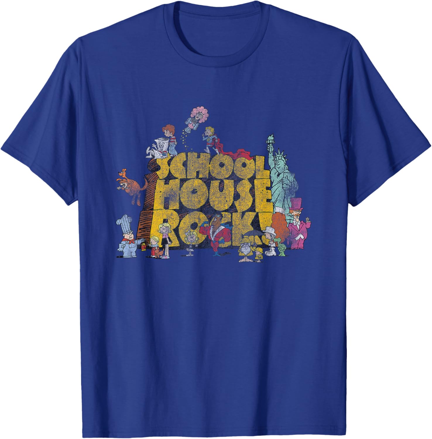 Ripple Junction Schoolhouse Rock Classic Cartoon Logo T-Shirt for Fans - 1
