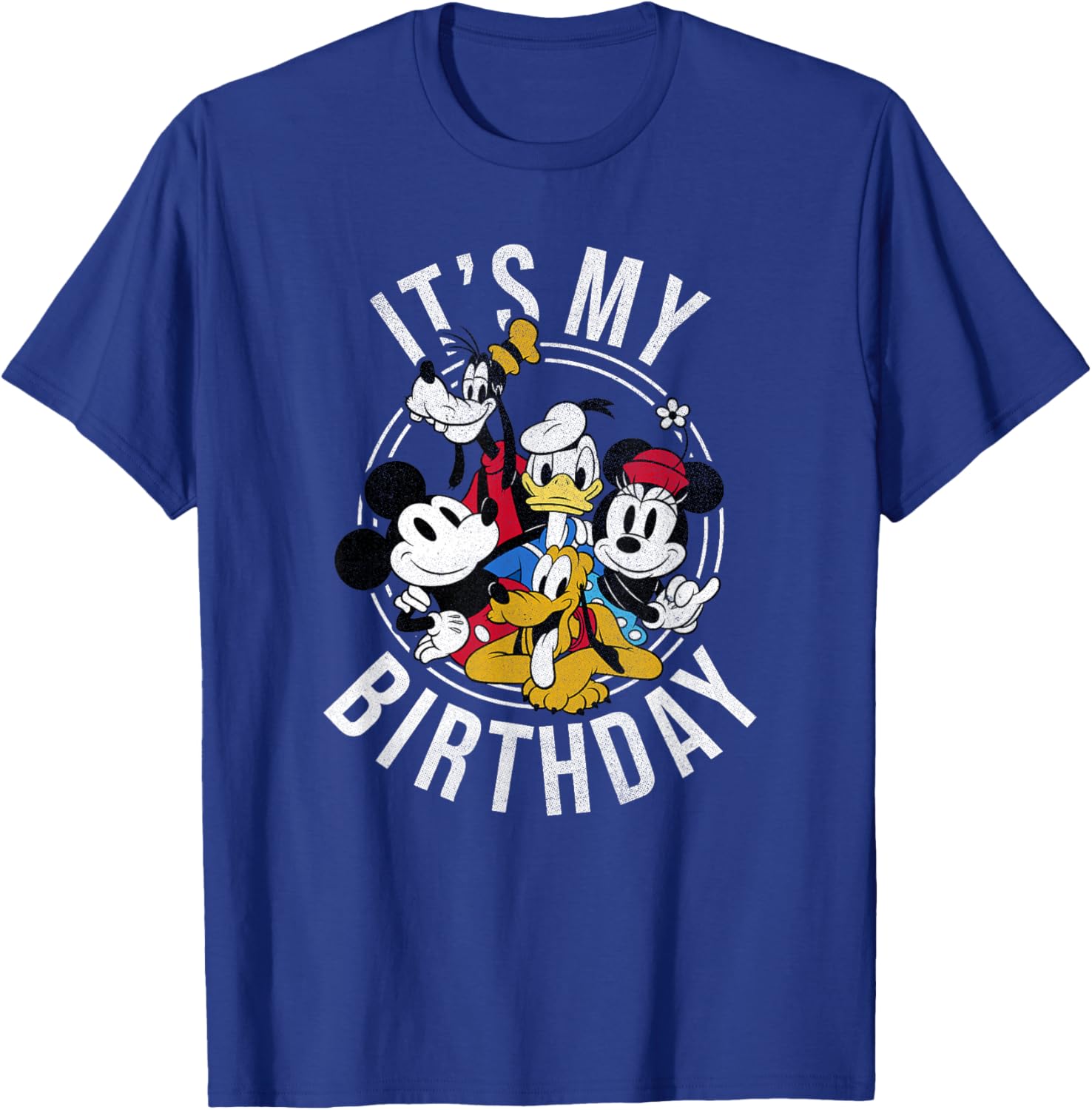 Disney Mickey and Friends Birthday Group T-Shirt for Kids and Adults - 4