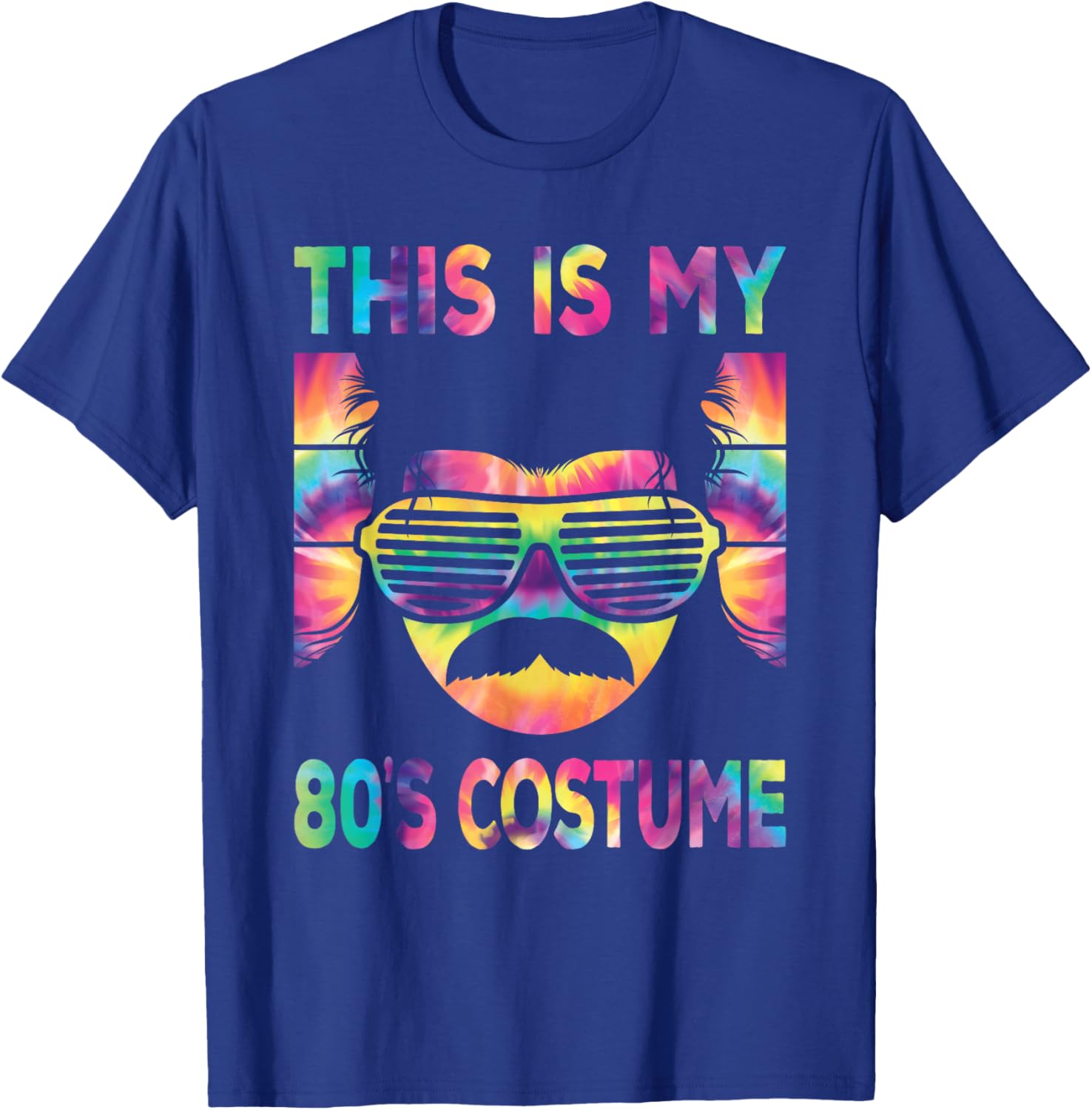 Retro 80s Costume T-Shirt for Men Disco Party Outfits Fashion - 6