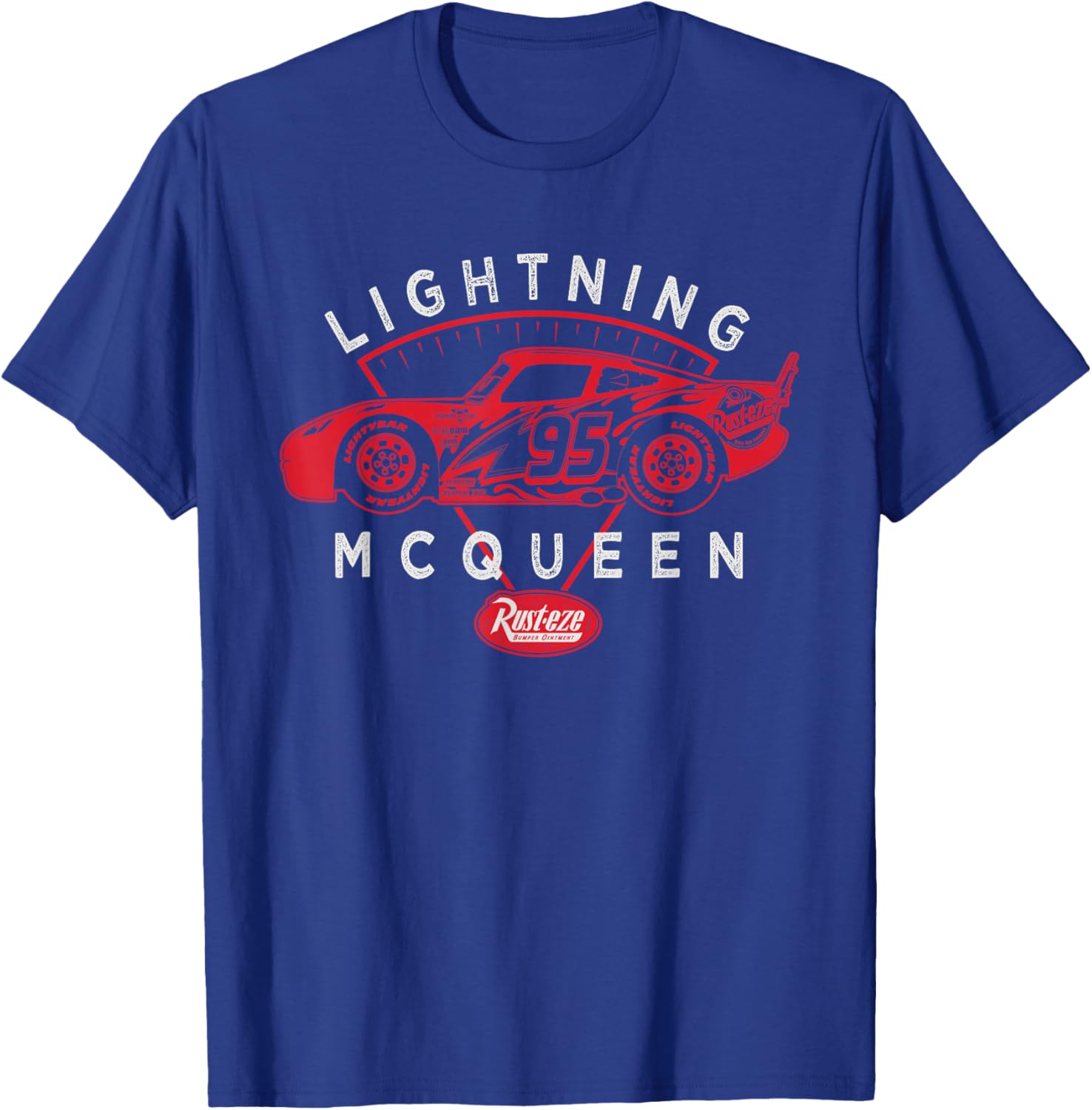 Lightning McQueen Rust-Eze Logo T-Shirt for Disney and Pixar Fans - 12