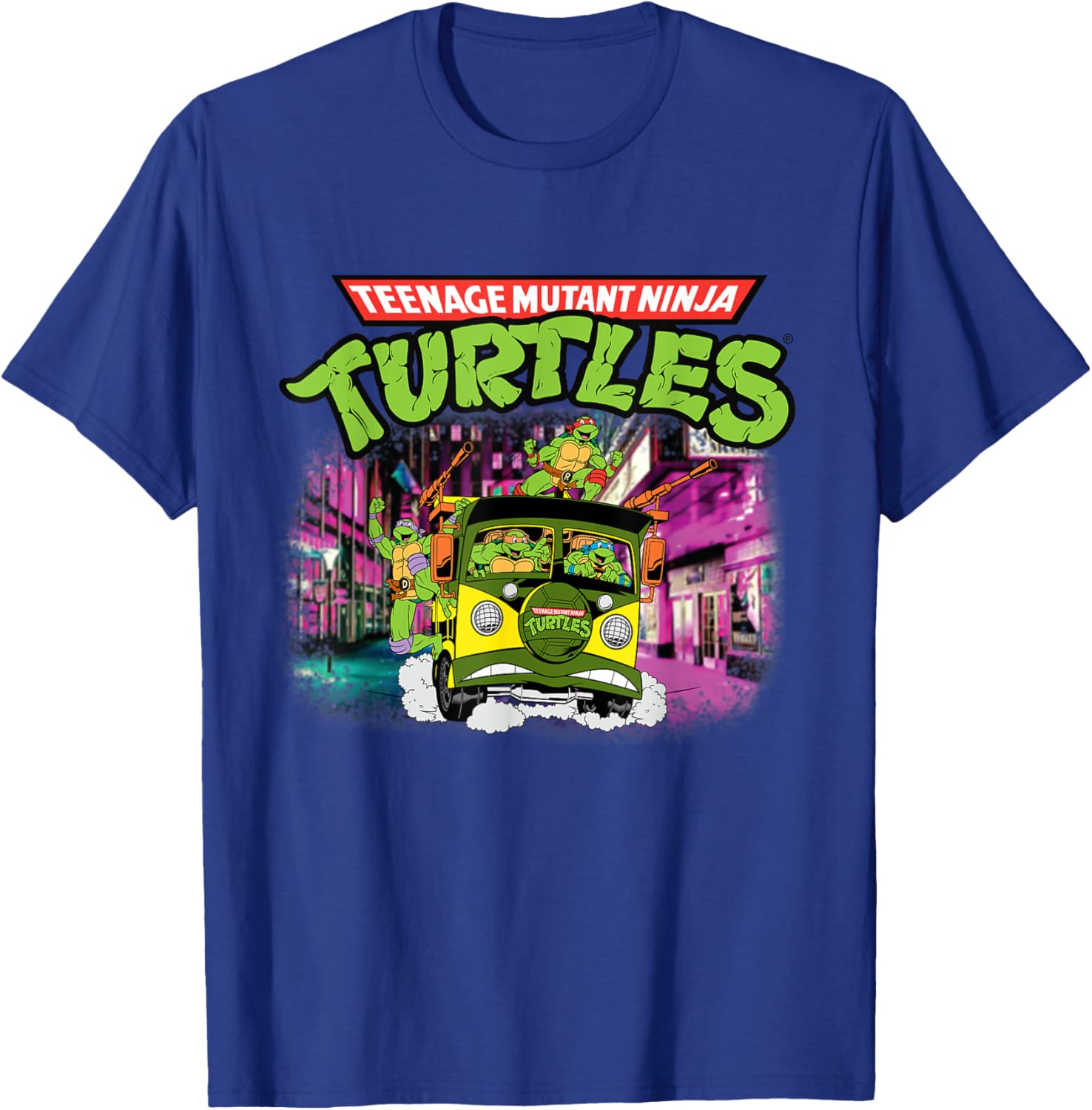 Mademark x TMNT Classic Bus T-Shirt for Teenage Mutant Ninja Turtles Fans - 7