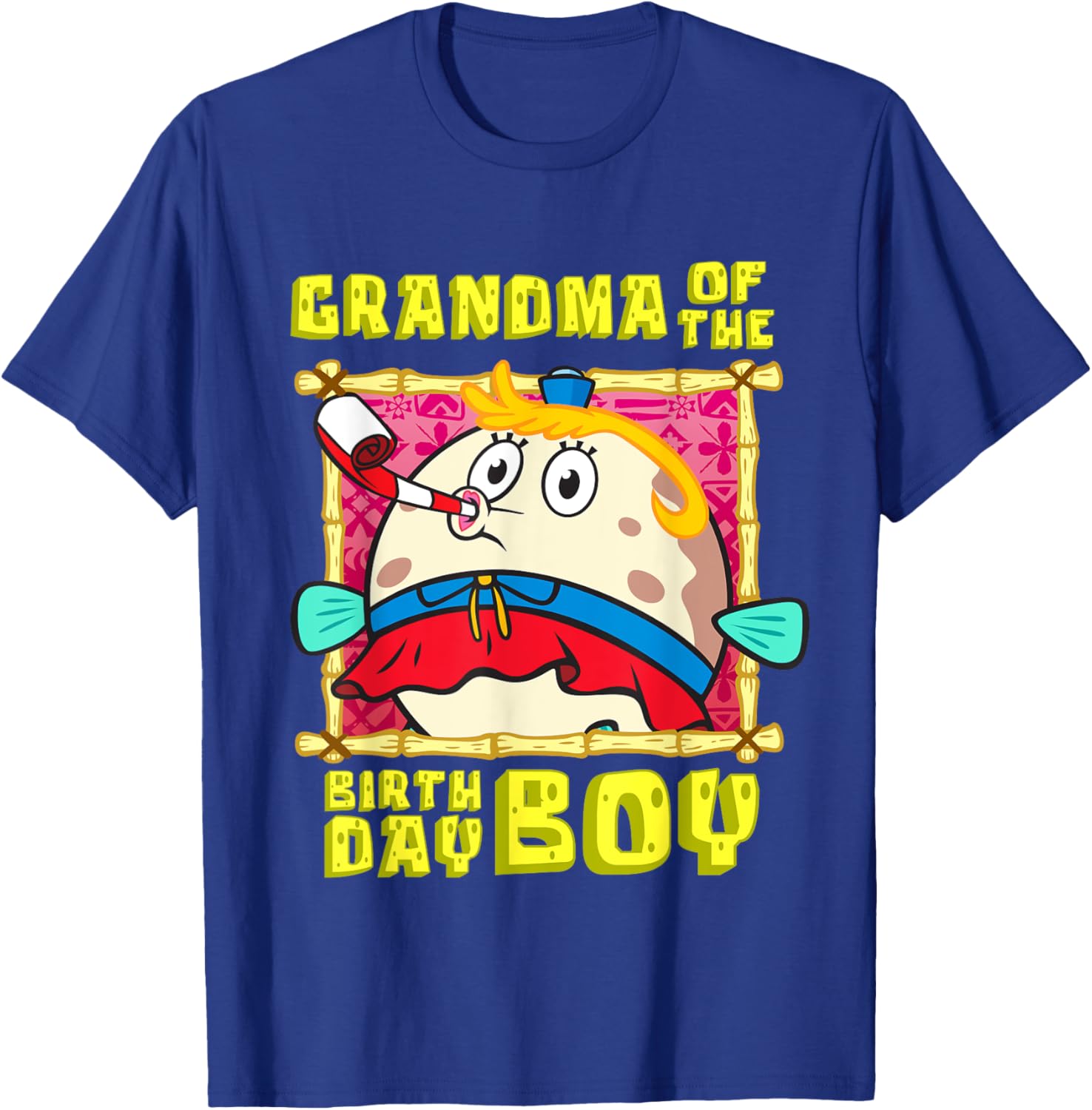 Mademark SpongeBob Mrs Puff Grandma Birthday Boy T-Shirt for All Ages - 4