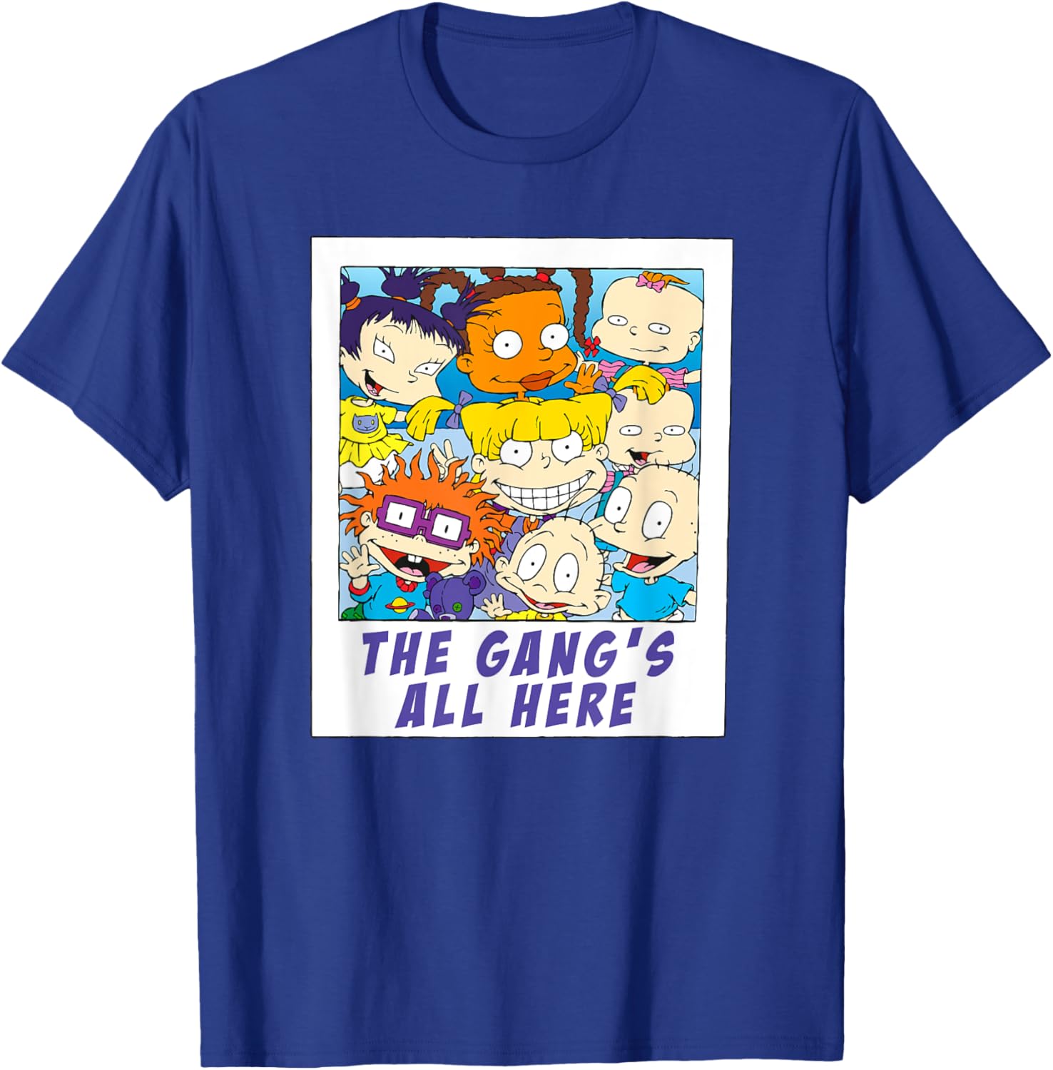 Mademark Rugrats Retro Photo T-Shirt Featuring Classic Cartoon Characters - 4