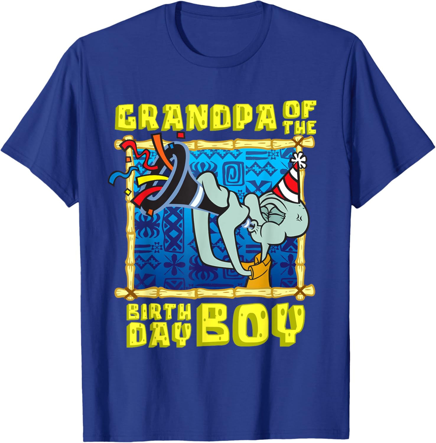 Mademark SpongeBob SquarePants Grandpa of the Birthday Boy T-Shirt - 11