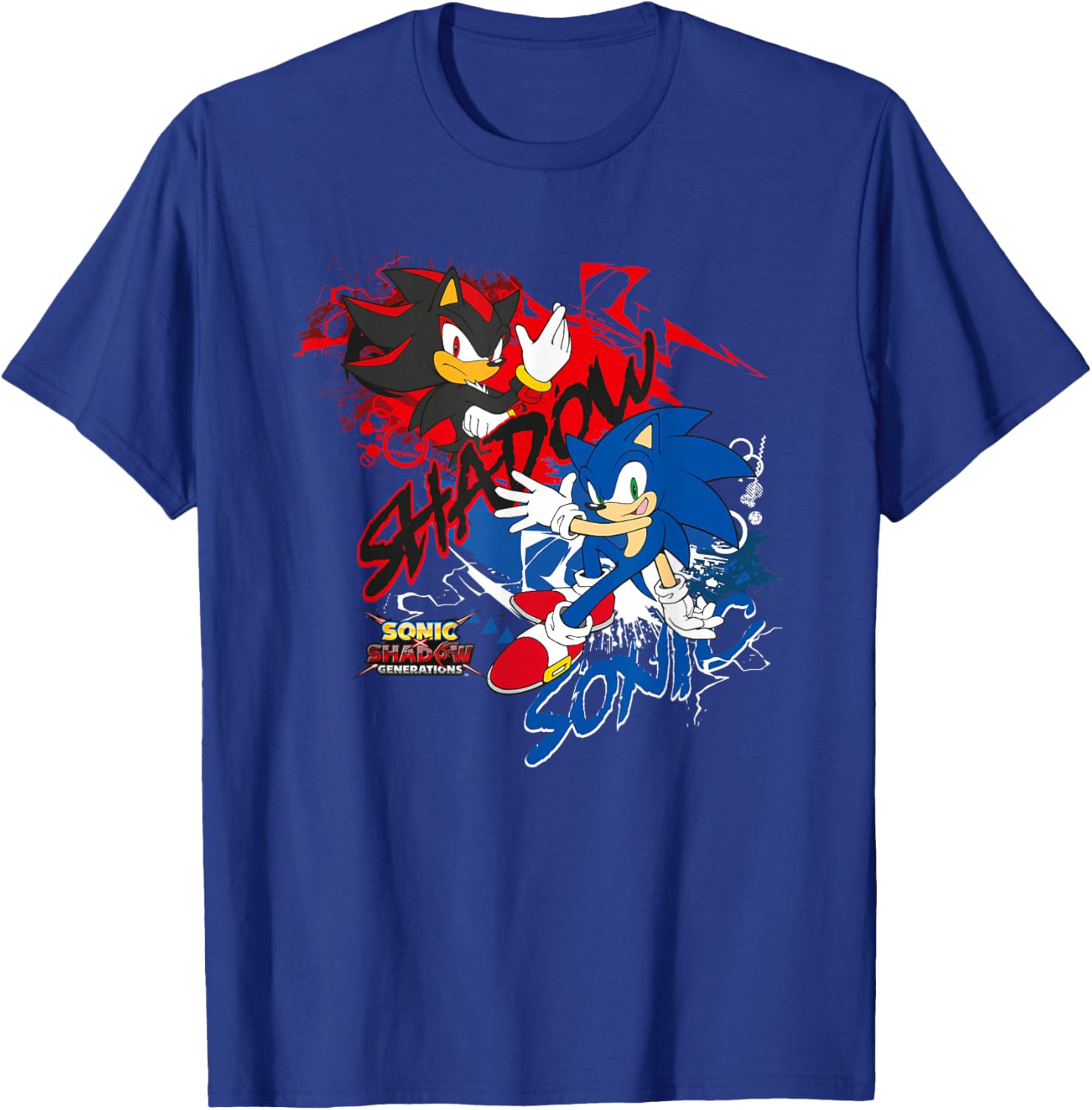 Sonic X Shadow Generations T-Shirt for Fans of Sonic the Hedgehog - 16