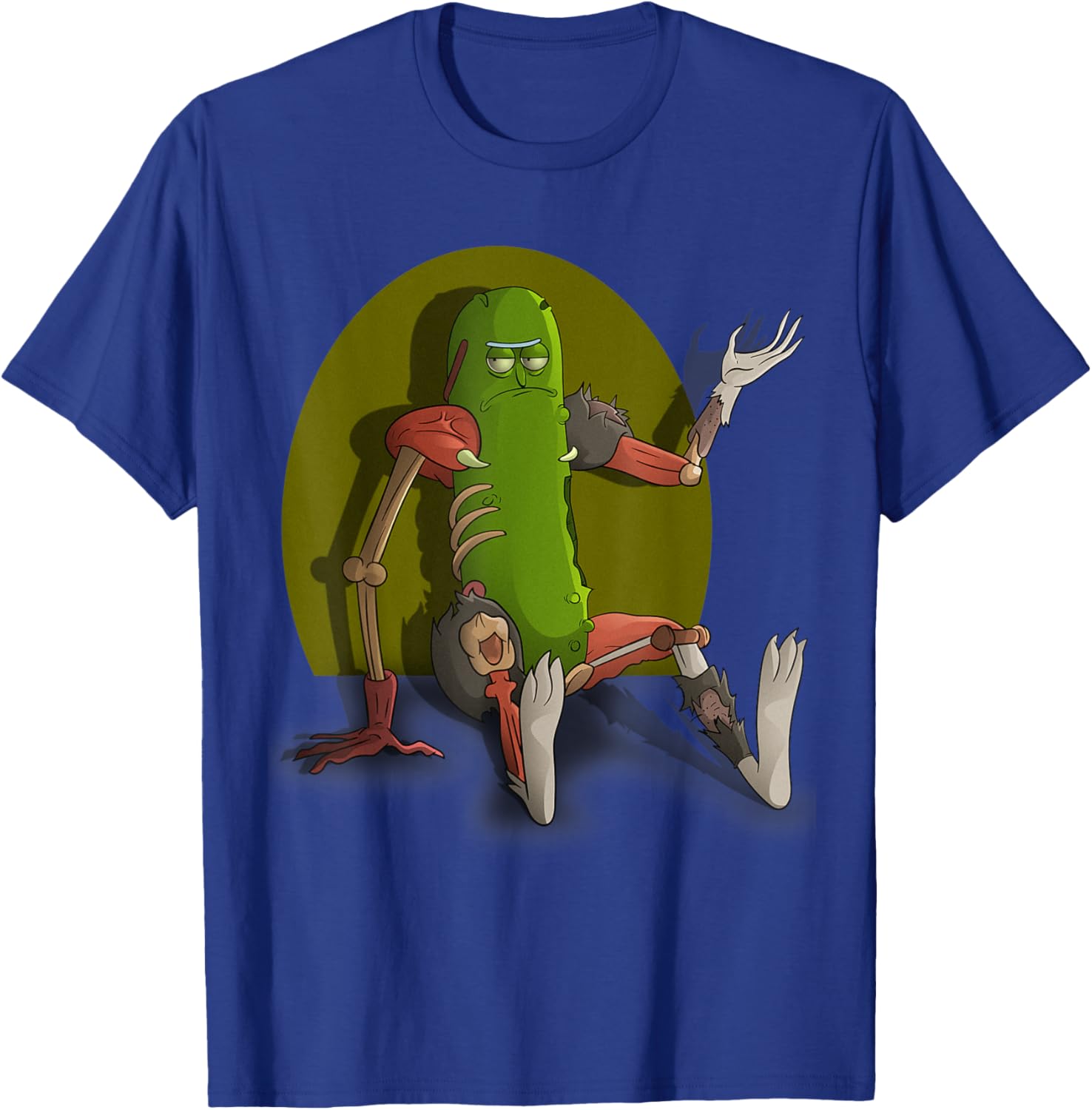 Mademark x Rick and Morty Pickle Rick Interview T-Shirt for Fans - 9