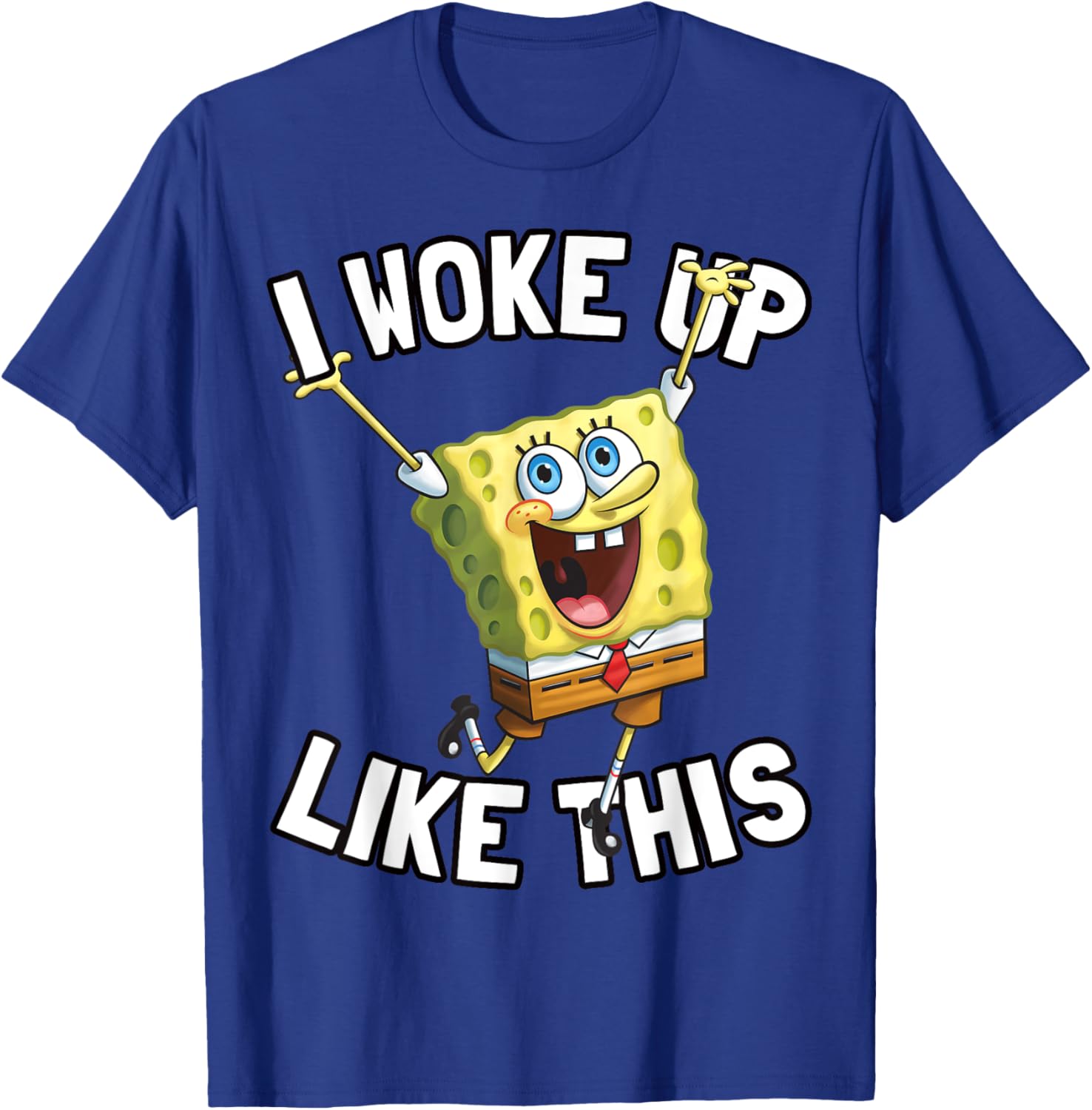 SpongeBob SquarePants I Woke Up Like This T-Shirt for Fun Fans - 2