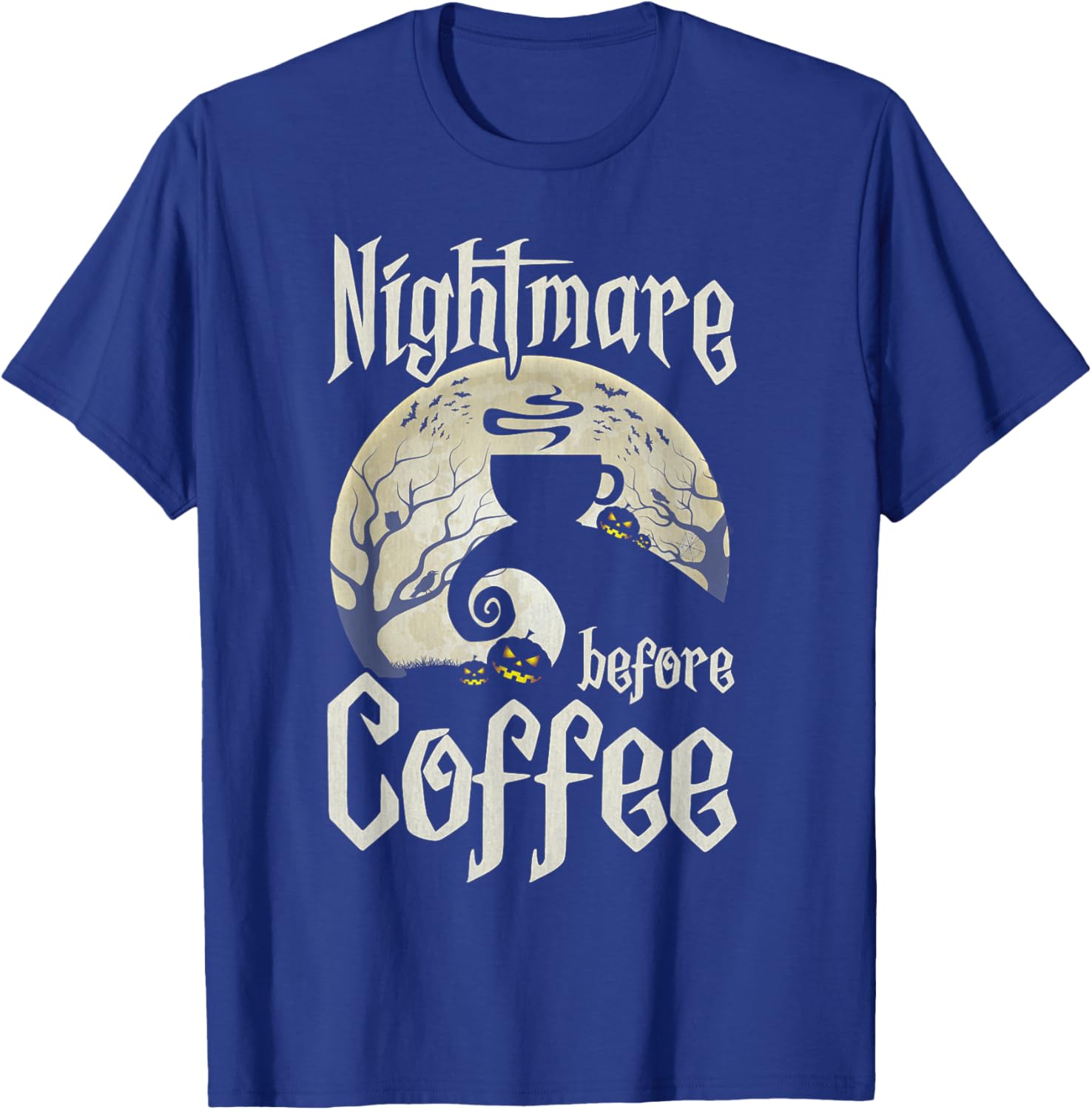 Cute Nightmare Before Coffee Halloween Shirt Funny Gift for Her - 8