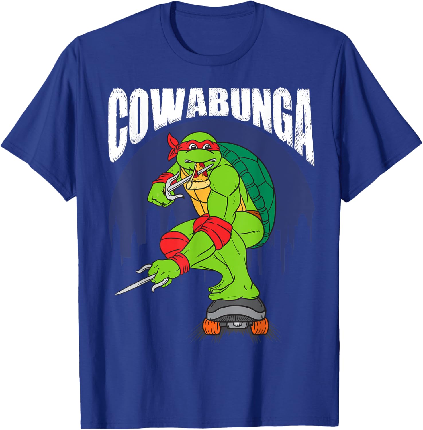 Mademark Teenage Mutant Ninja Turtles Cowabunga Raphael Pizza T-Shirt - 16