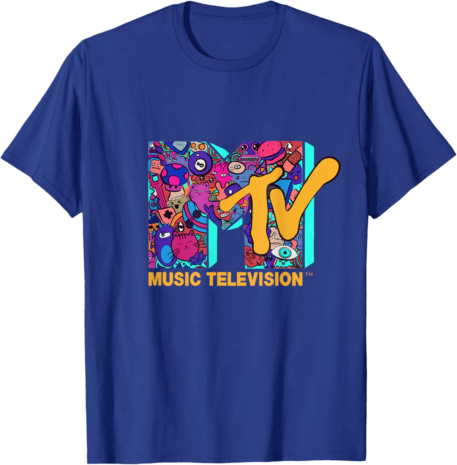 Mademark x MTV Official Logo T-Shirt in Modern Comic Style Design - 3