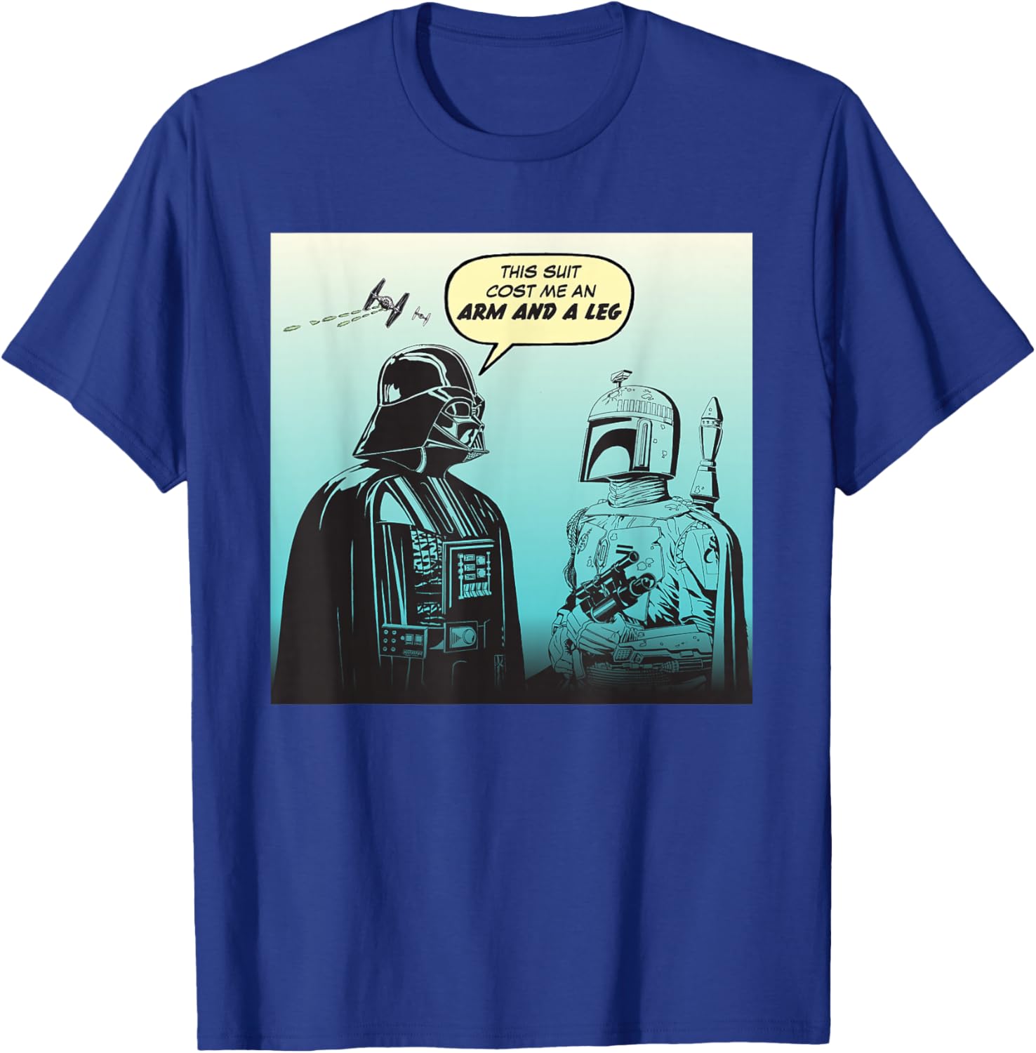 Star Wars Funny Darth Vader and Boba Fett Comic T-Shirt for Fans - 10