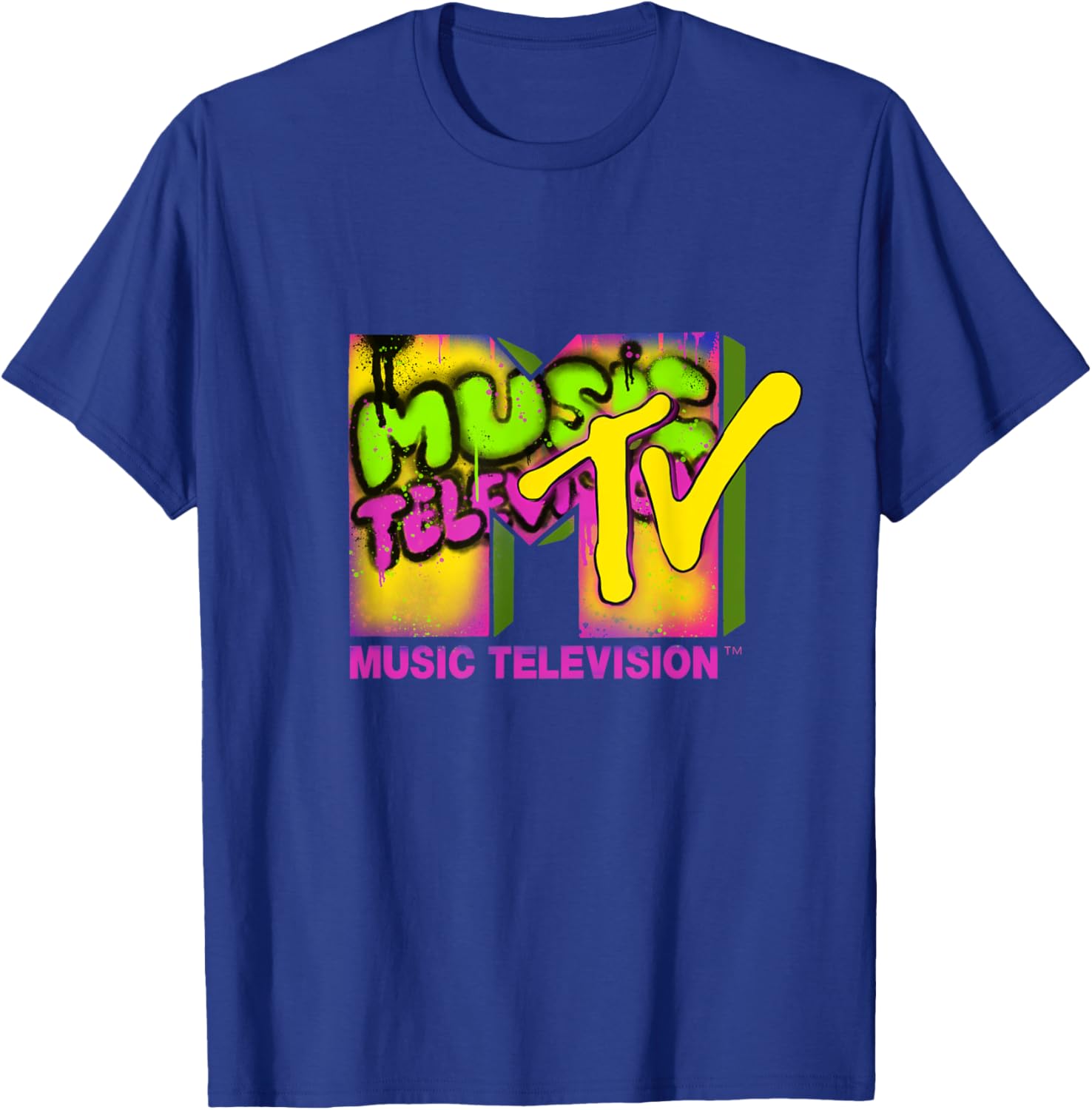 Mademark x MTV Official Logo Graffiti Tag T-Shirt for Music Lovers - 12