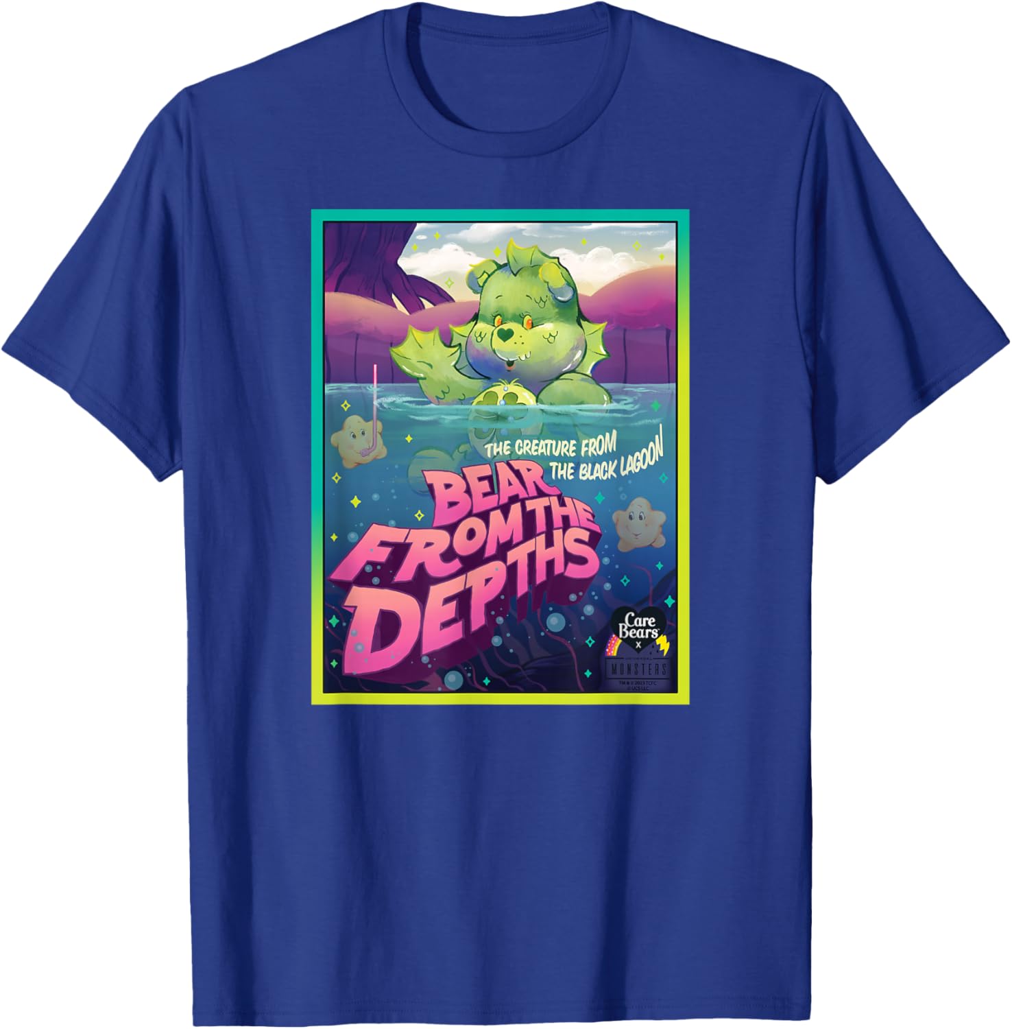 Care Bears Universal Monsters Good Luck Bear Creature T-Shirt for Fans - 18