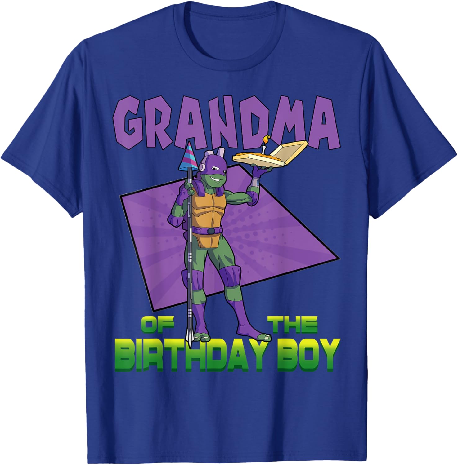 Mademark Teenage Mutant Ninja Turtles Donnie Birthday Pizza T-Shirt - 22