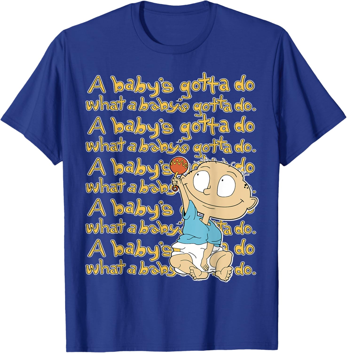 Mademark x Rugrats Tommy A Baby's Gotta Do What a Baby's Gotta Do T-Shirt - 5
