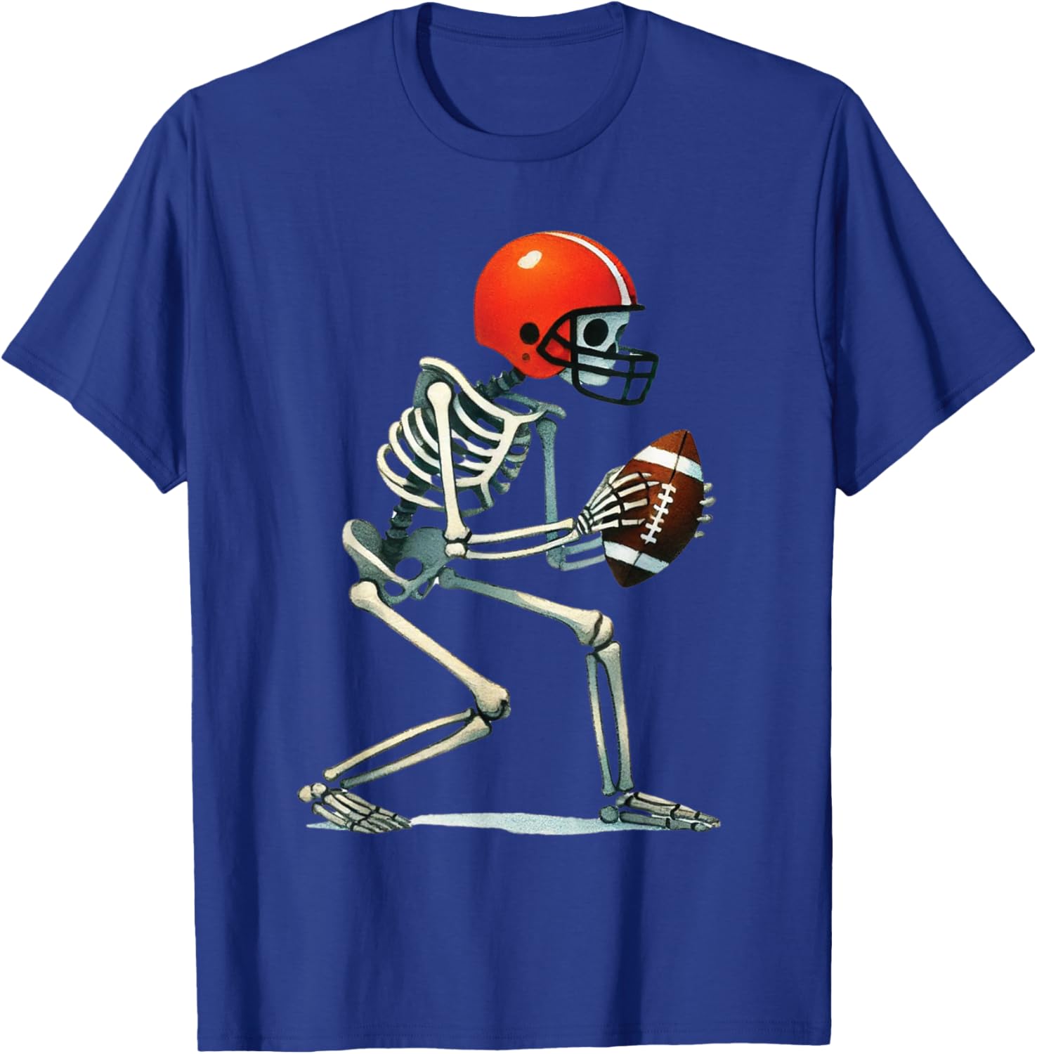Funny Skeleton Football Halloween Costume Tee for Boys and Men - 3