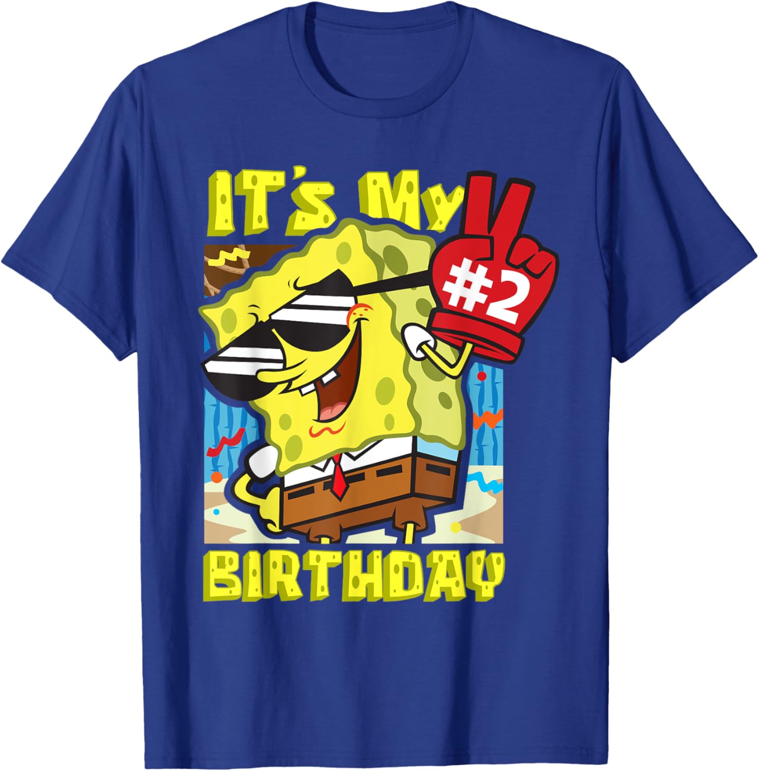 SpongeBob 2nd Birthday T-Shirt for Boys and Girls – Fun Gift Idea! - 2