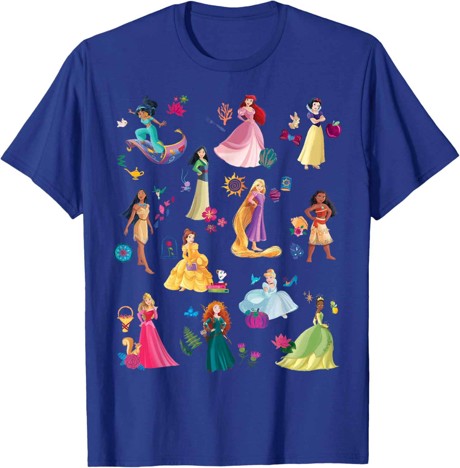 Disney Princess Magical Print T-Shirt for Kids Fun and Fashionable Wear - 12