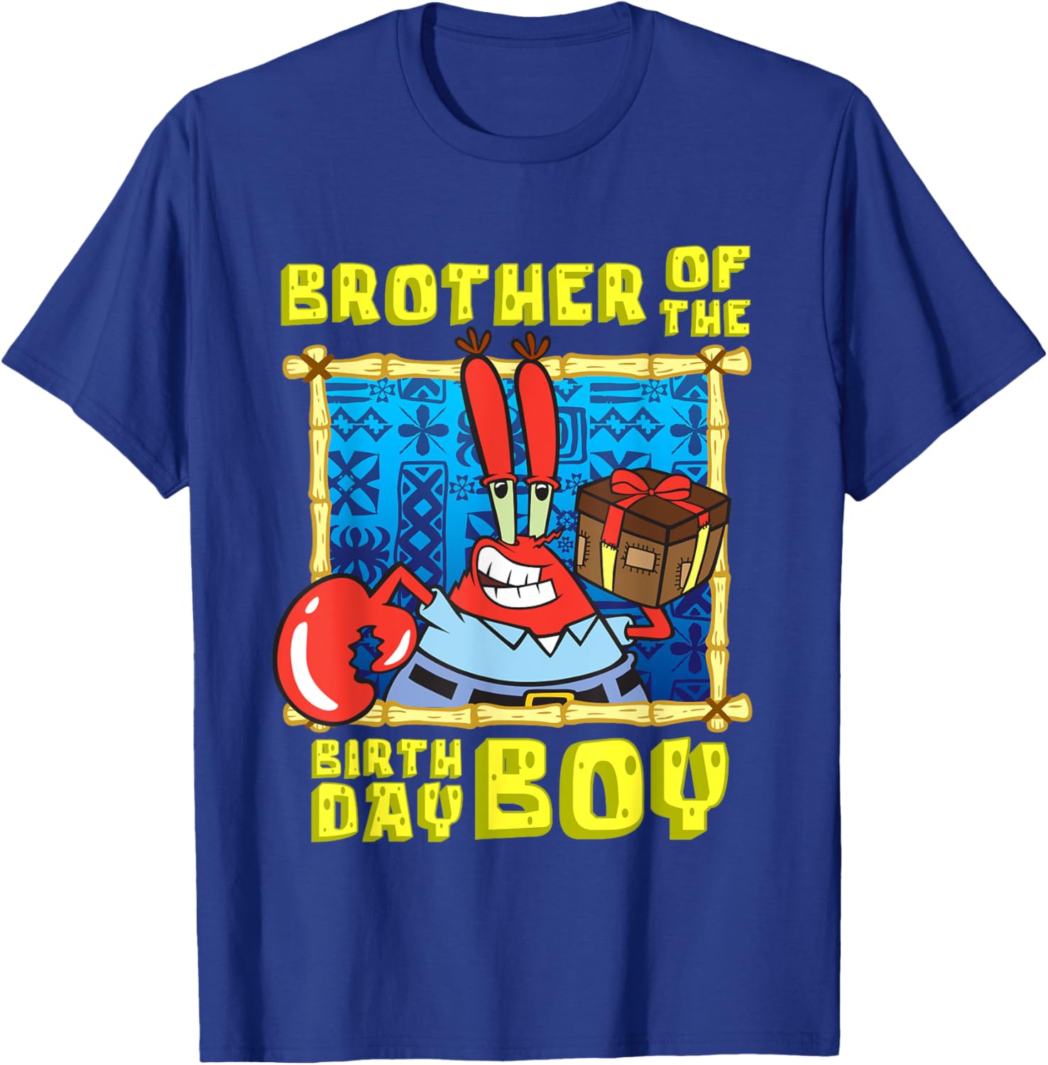 Mademark SpongeBob Mr. Krabs Brother Birthday T-Shirt for Boys - 4