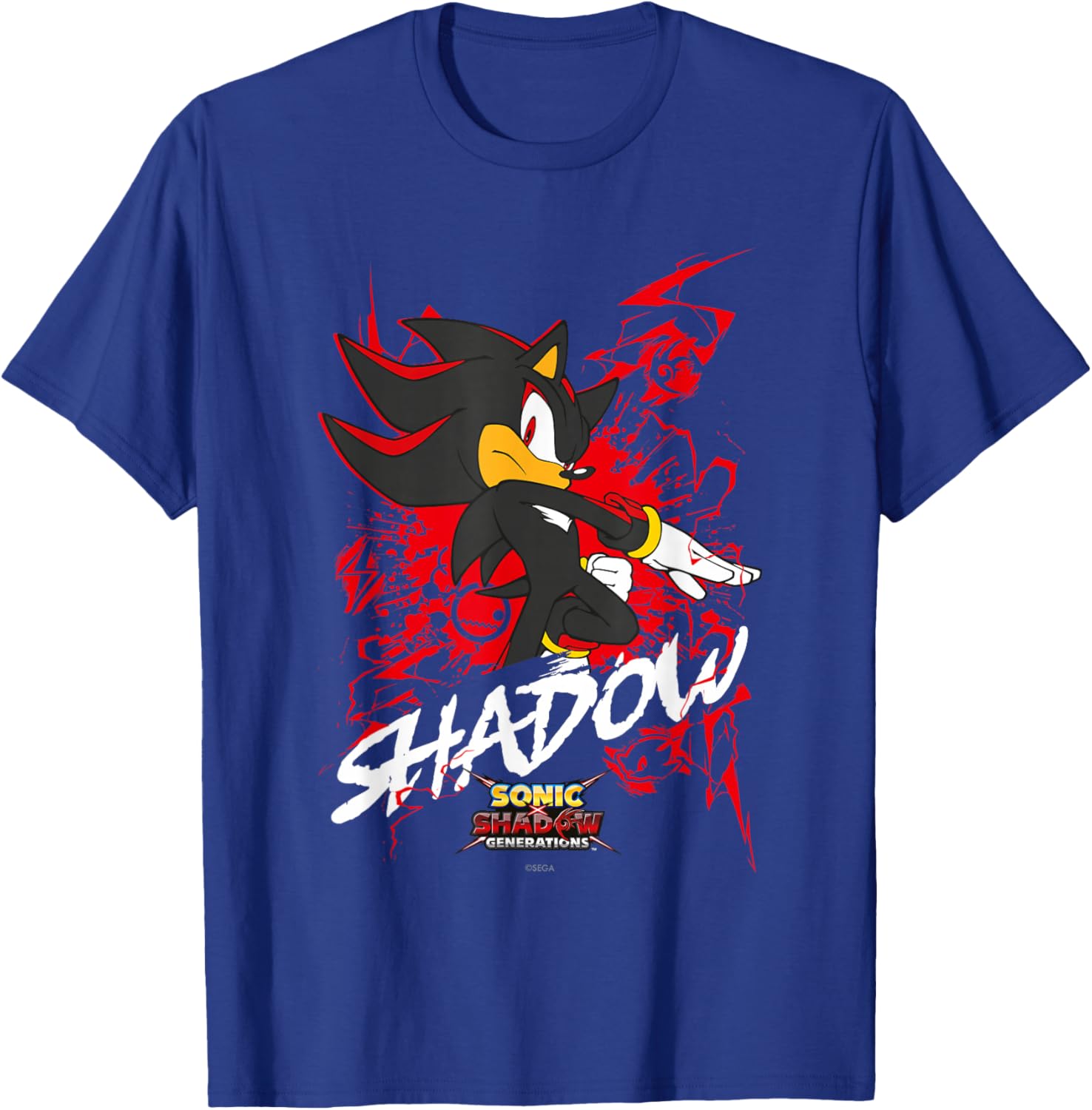 Sonic the Hedgehog Shadow T-Shirt for Fans of Sonic X and Generations - 11